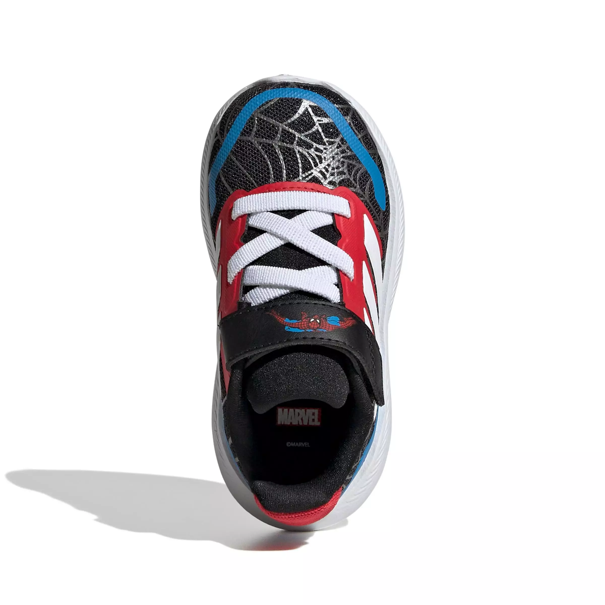adidas Marvel Spider-Man Runfalcon "Core Black/Ftwr White/Pure Ruby" Infant Boys' Running Shoe - BLACK/WHITE/RUBY