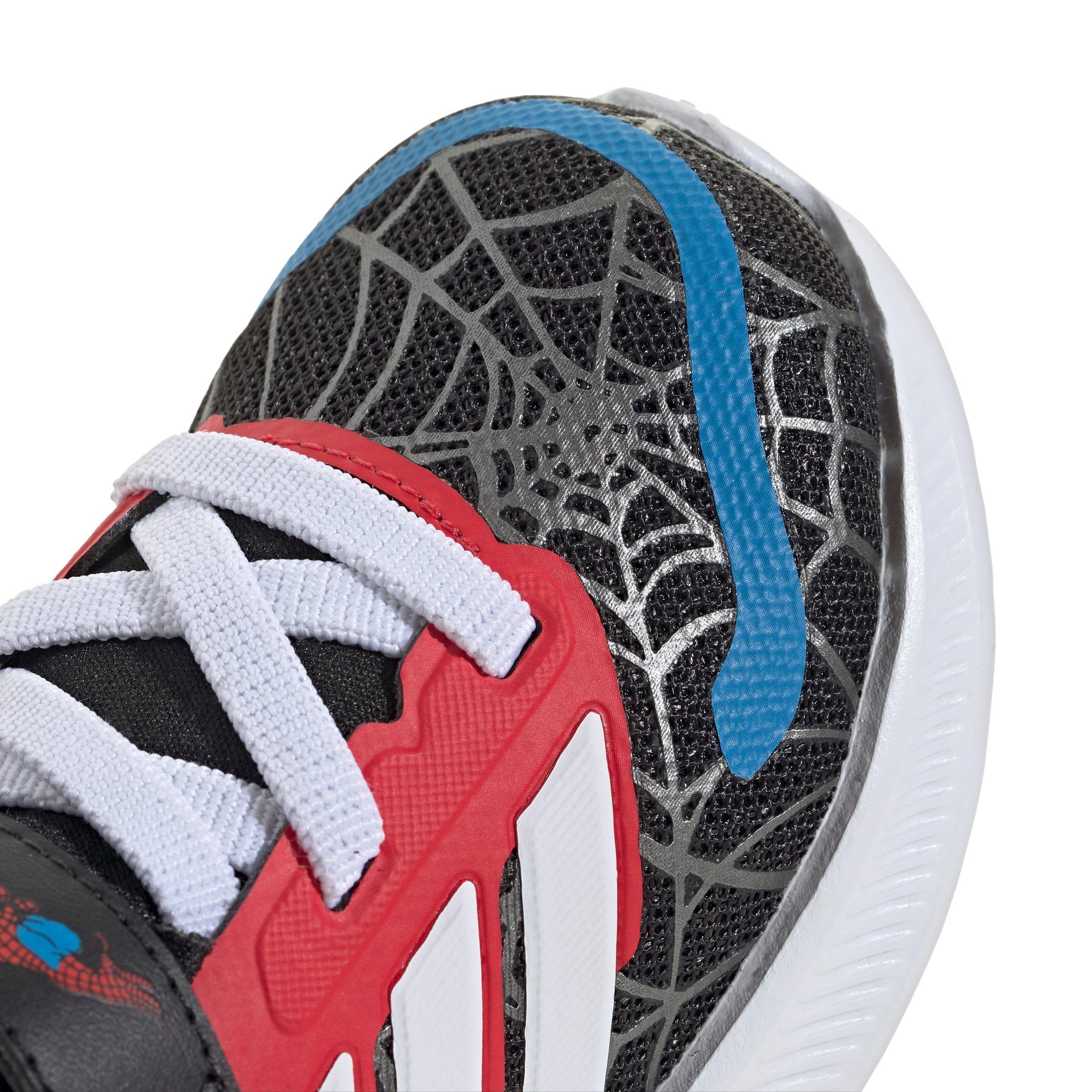 adidas Marvel Spider-Man Runfalcon Infant Boys' "Core Black/Ftwr White/Pure Ruby" Running Shoe