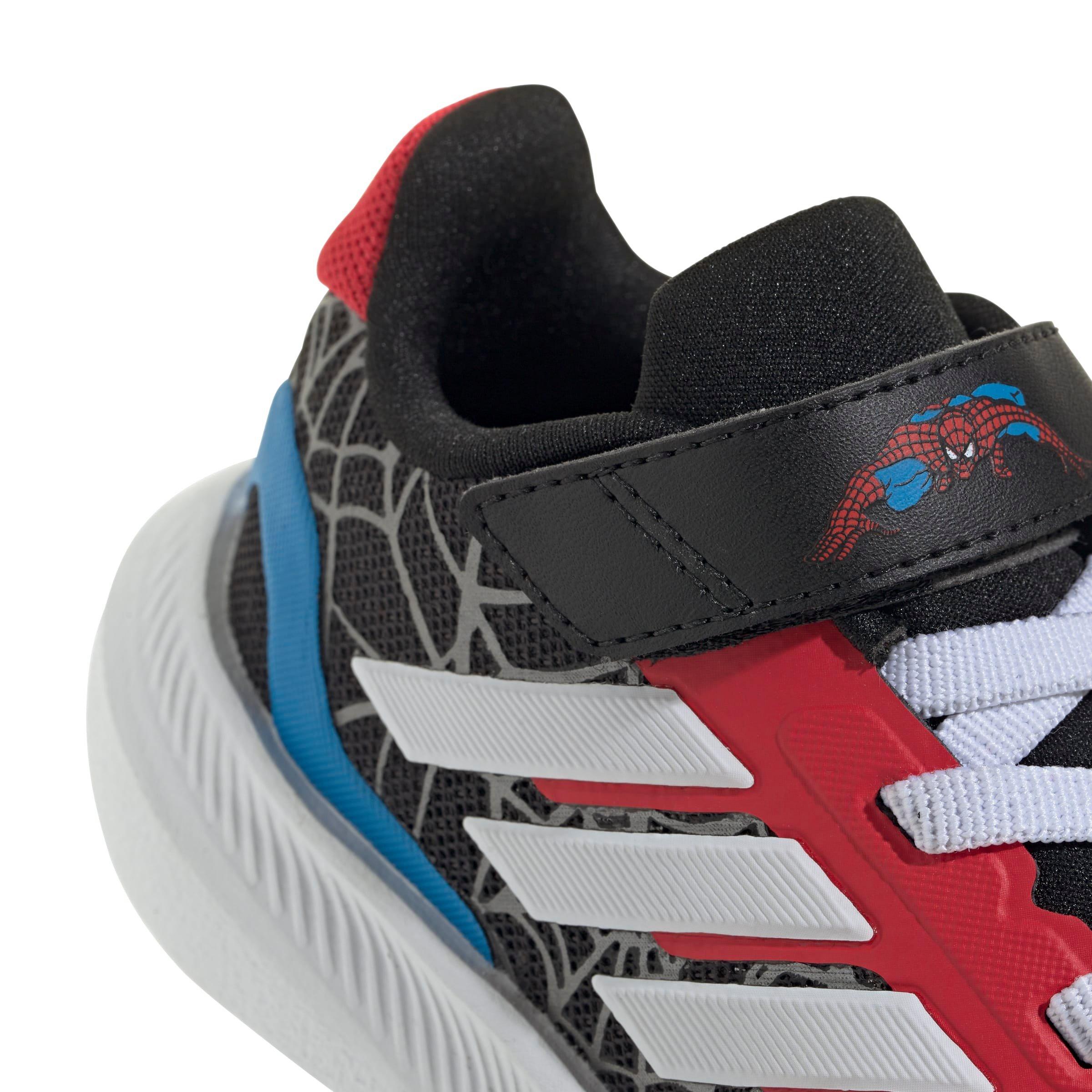 adidas Marvel Spider-Man Runfalcon Infant Boys' "Core Black/Ftwr White/Pure Ruby" Running Shoe