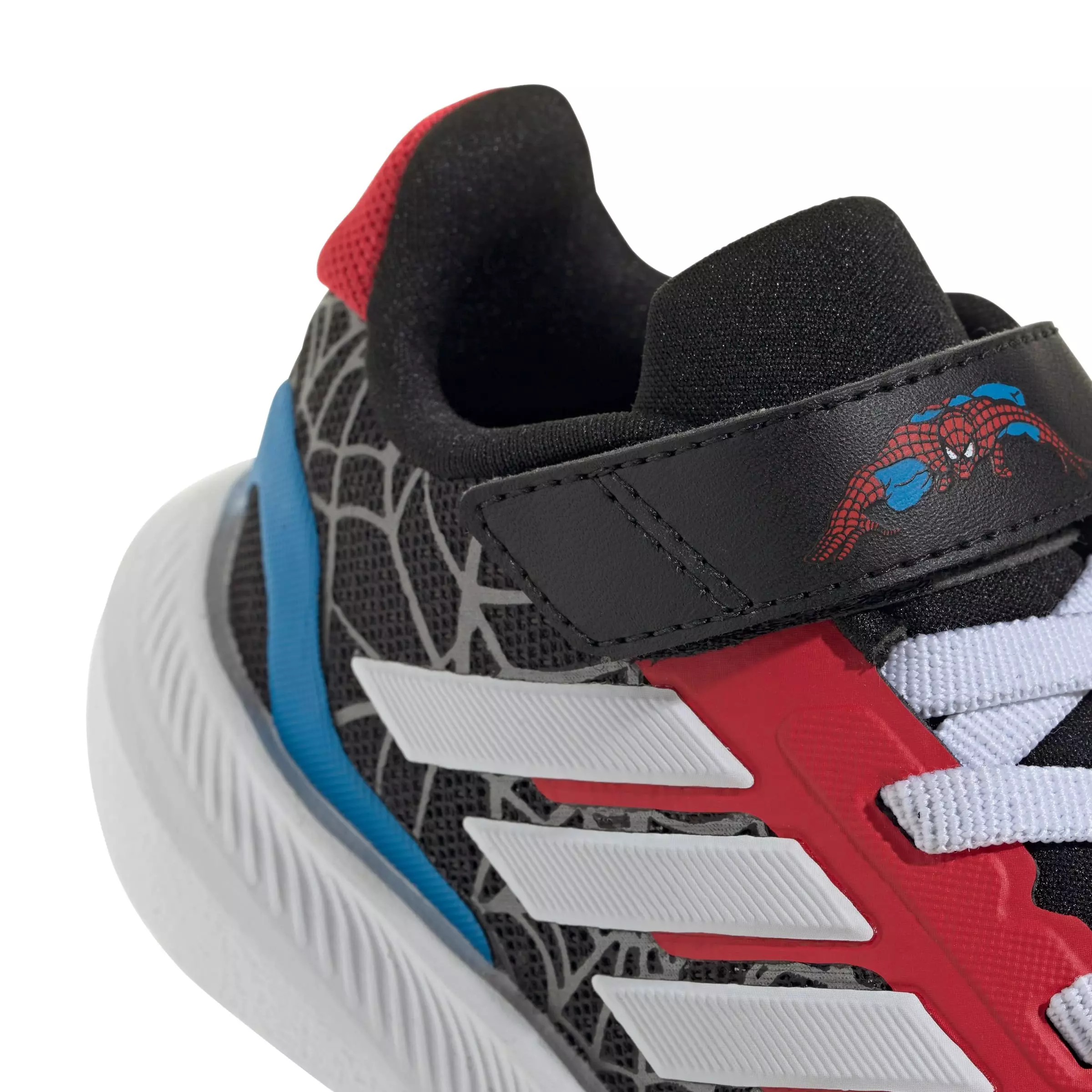 adidas Marvel Spider-Man Runfalcon "Core Black/Ftwr White/Pure Ruby" Infant Boys' Running Shoe - BLACK/WHITE/RUBY