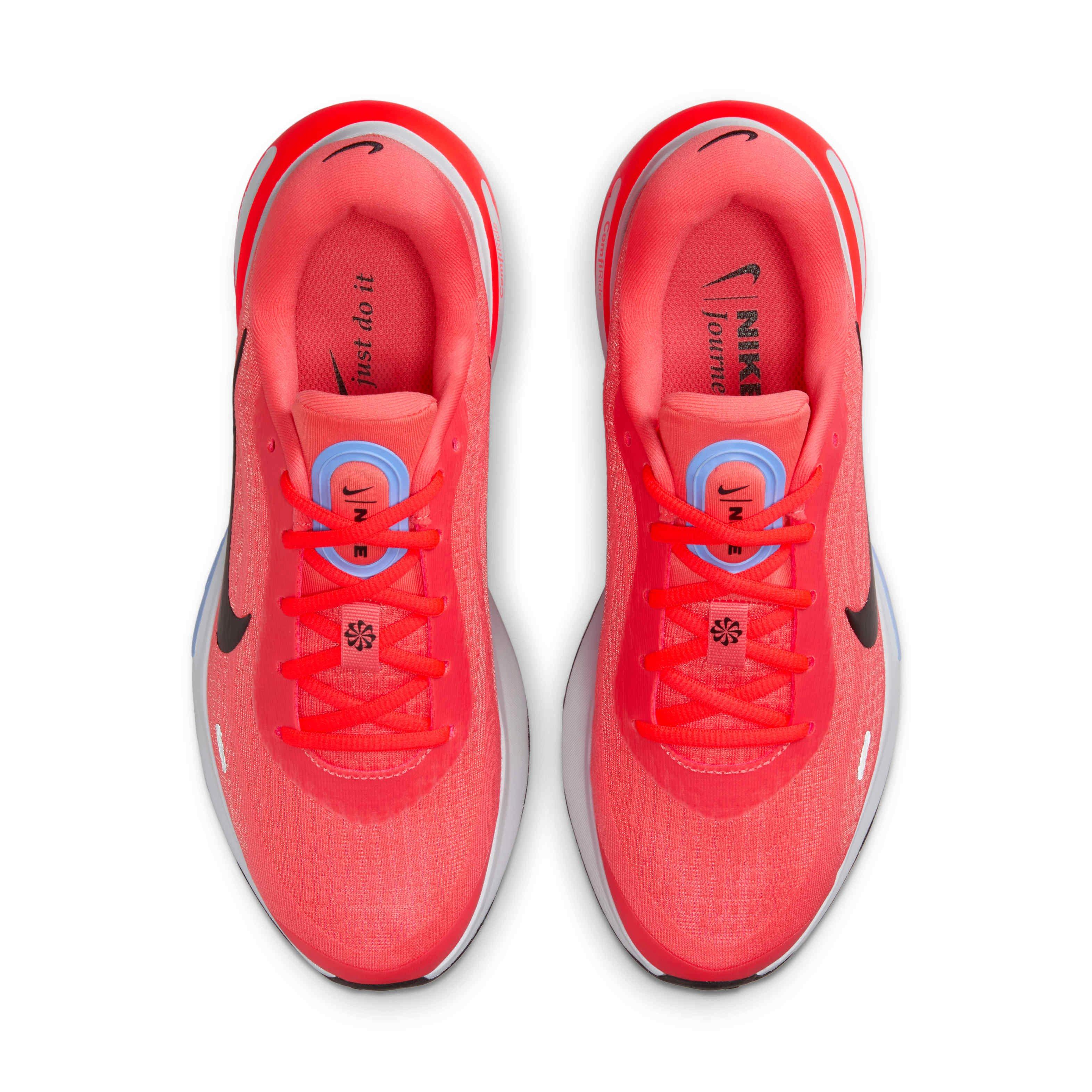 Nike Journey Run "Magic Ember/Bright Crimson/Hyper Pink/Black" Women's Running Shoe - EMBER/CRIMSON/PINK/BLACK Thumbnail View 4