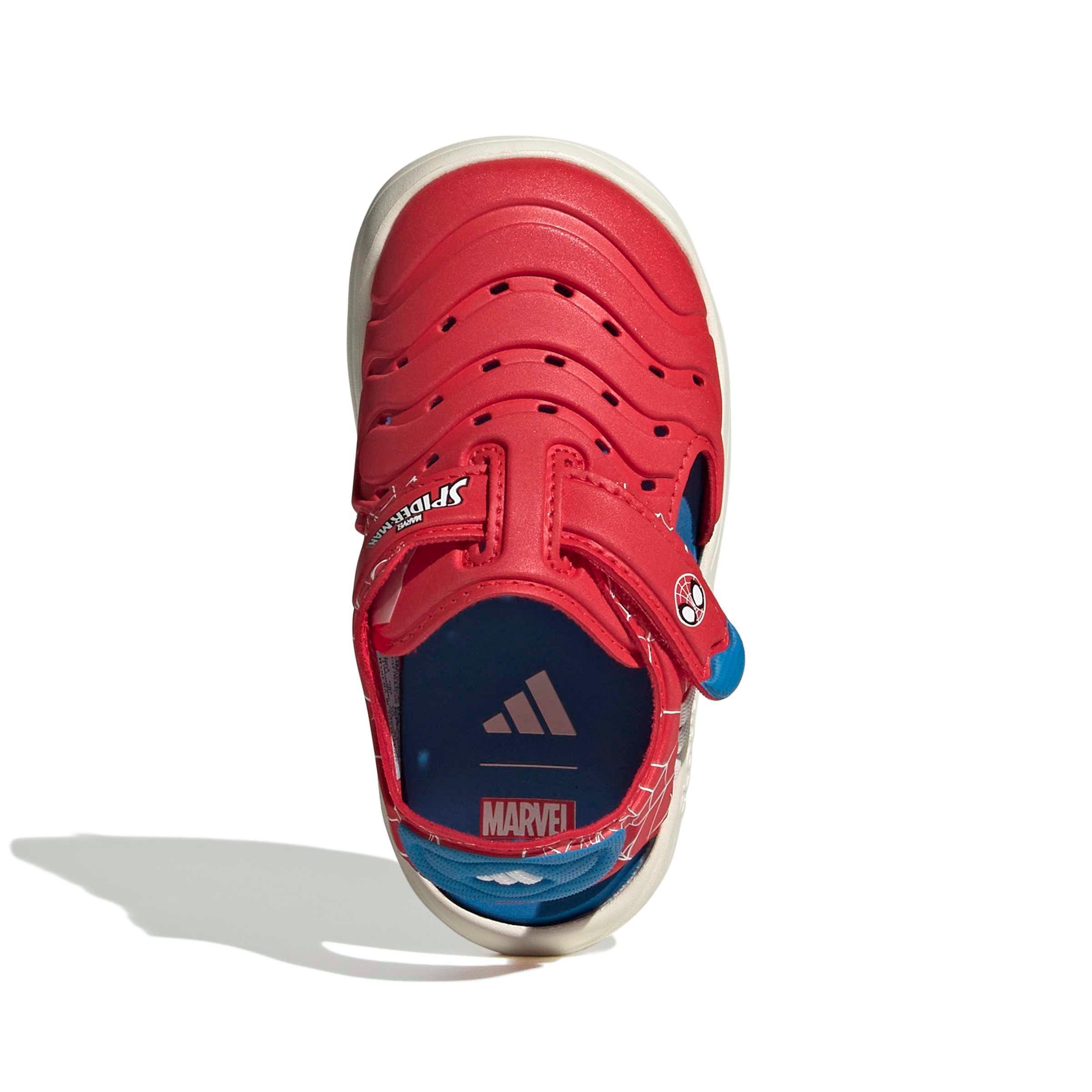 adidas Marvel Spider-Man Water Infant Boys' "Pure Ruby/Ftwr White/Bright Blue" Sandal