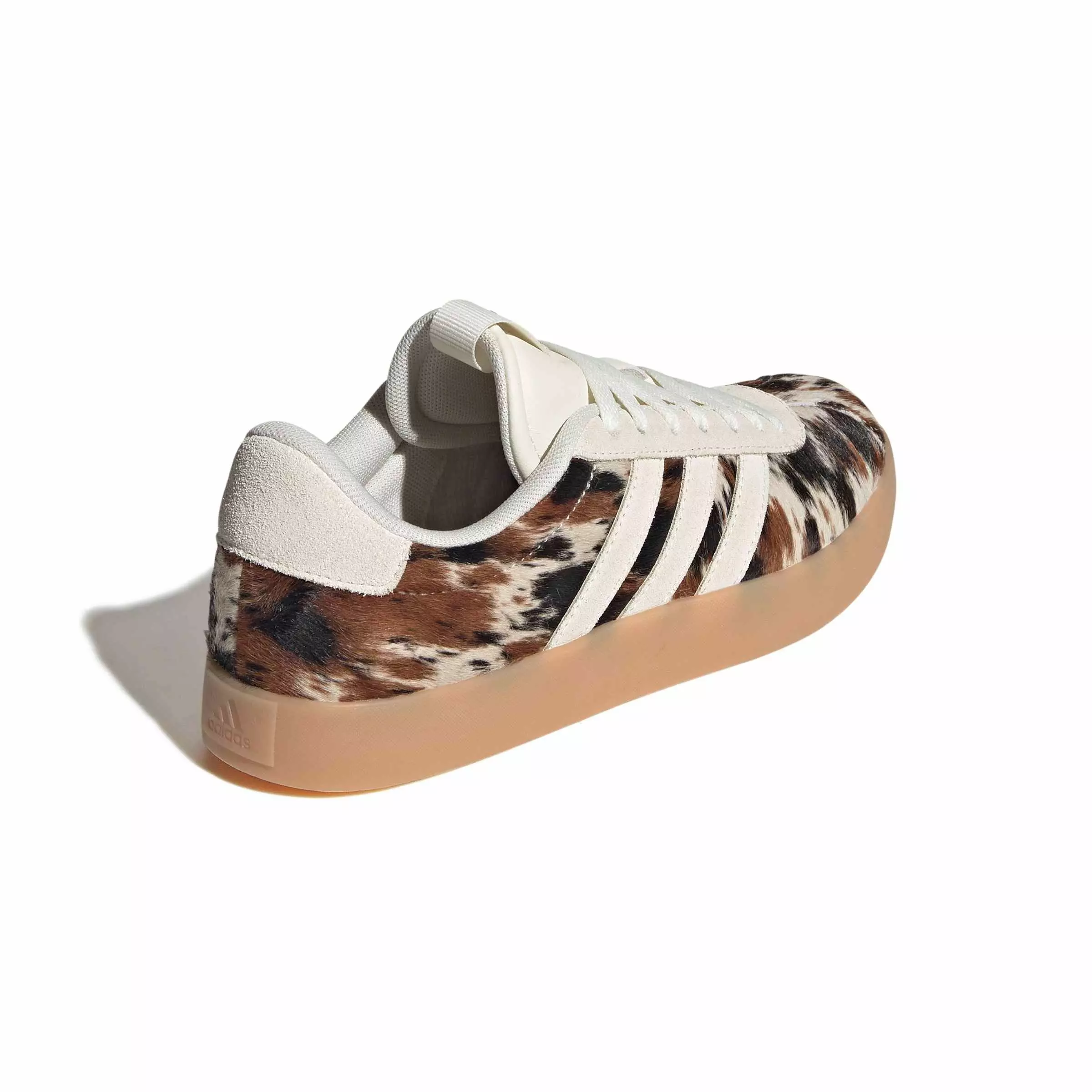 adidas VL Court 3.0 "Off White/Off White/Trace Brown" Women's Shoe - OFF WHITE/OFF WHITE/BROWN