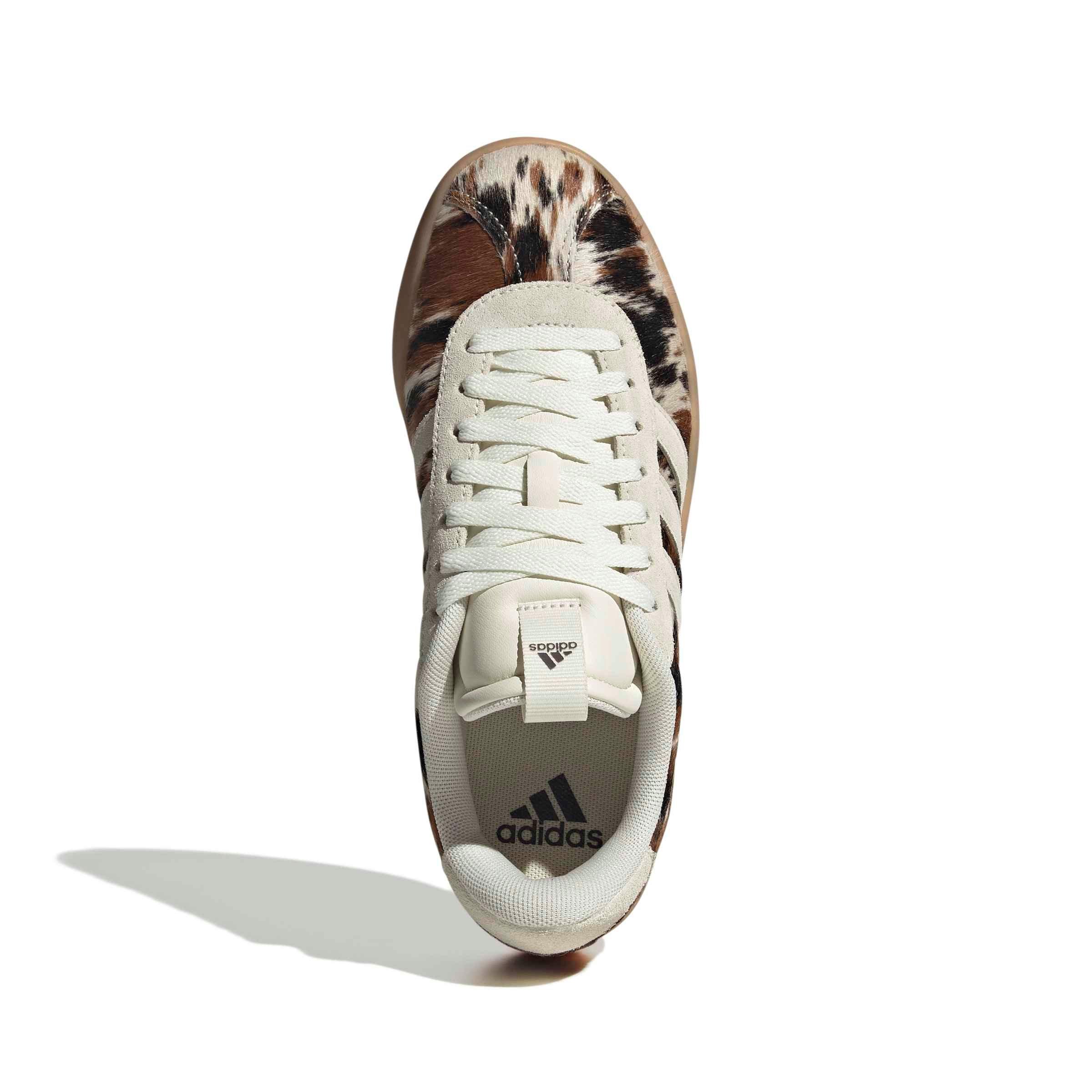adidas VL Court 3.0 "Off White/Off White/Trace Brown" Women's Shoe - OFF WHITE/OFF WHITE/BROWN