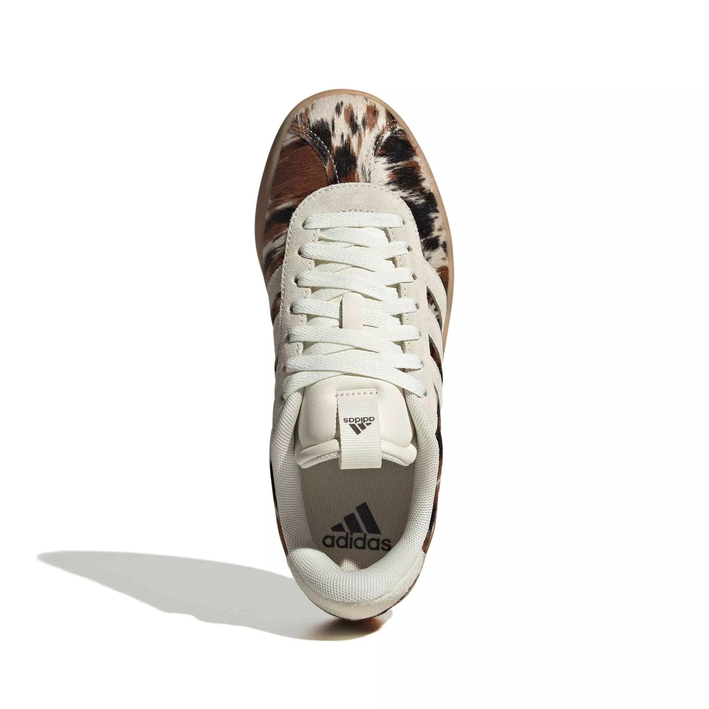 adidas VL Court 3.0 "Off White/Off White/Trace Brown" Women's Shoe - OFF WHITE/OFF WHITE/BROWN