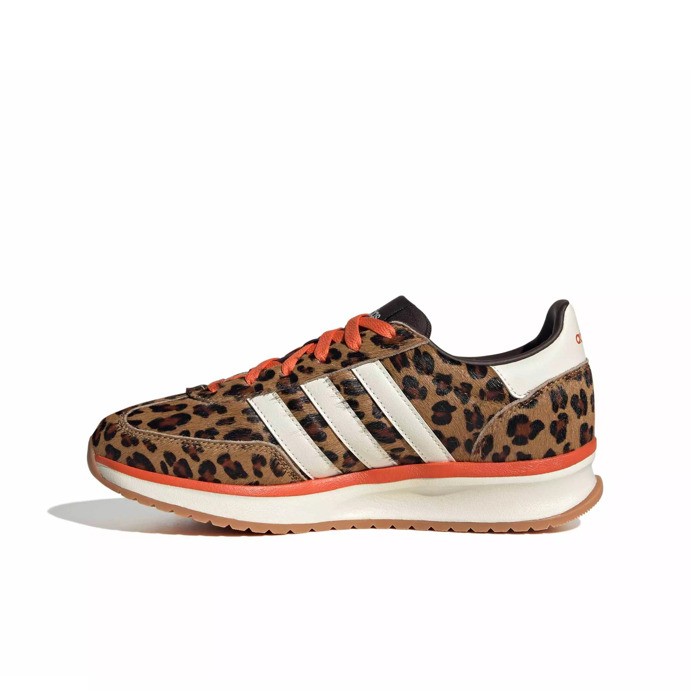 adidas Run 70s 2.0 "Dark Brown/Off White/Semi Impact Orange" Women's Shoe - DK BROWN/OFF WHITE/ORANGE