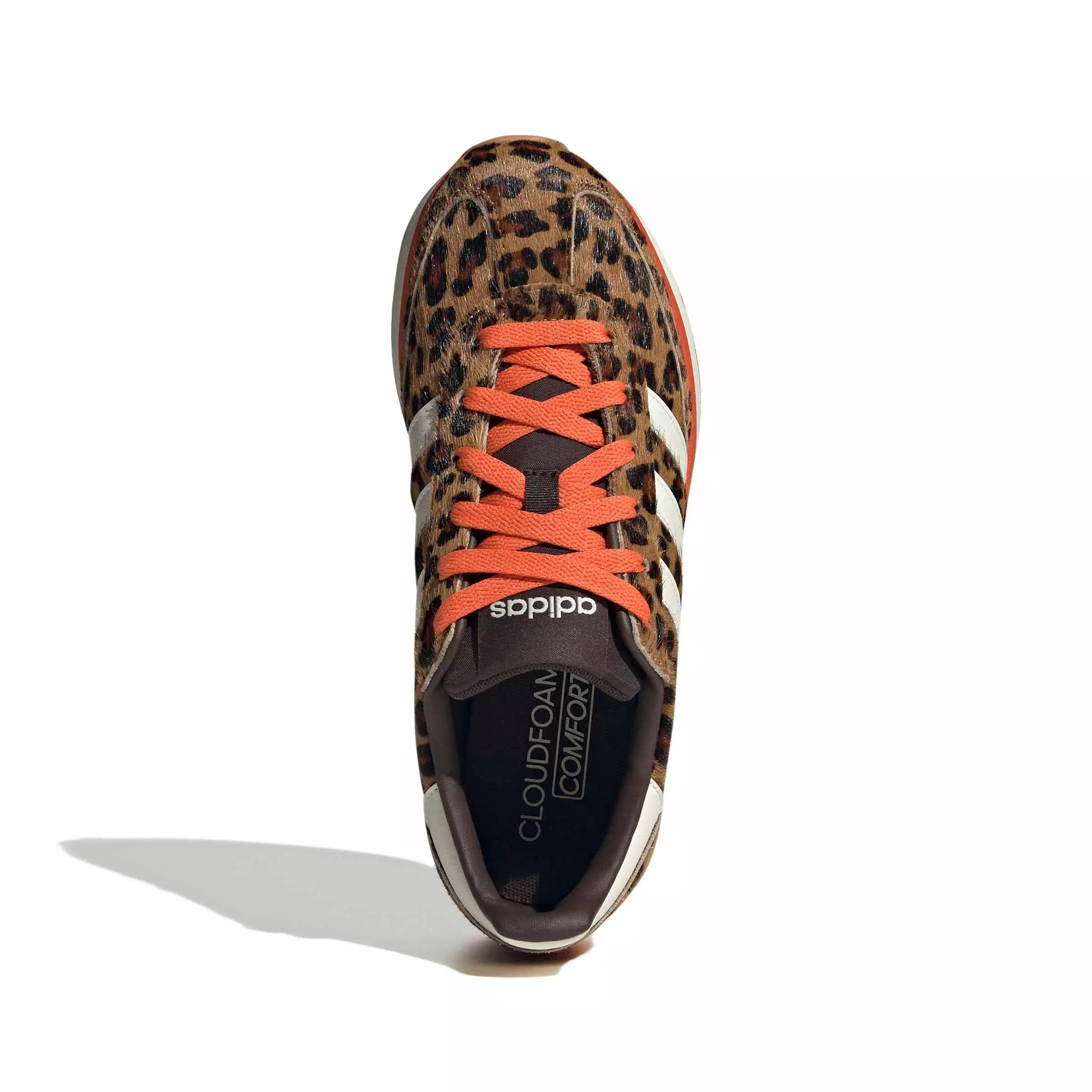 adidas Run 70s 2.0 "Dark Brown/Off White/Semi Impact Orange" Women's Shoe - DK BROWN/OFF WHITE/ORANGE