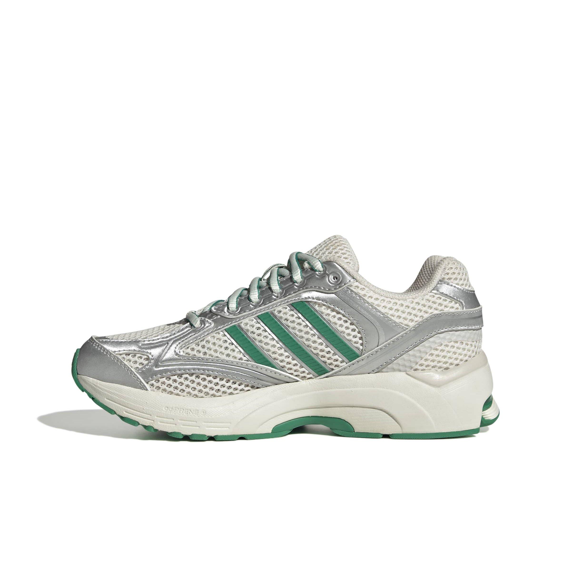 adidas Spiritain 2000 "Chalk White/Silver Metallic/Court Green" Women's Shoe - WHITE/SILVER/GREEN