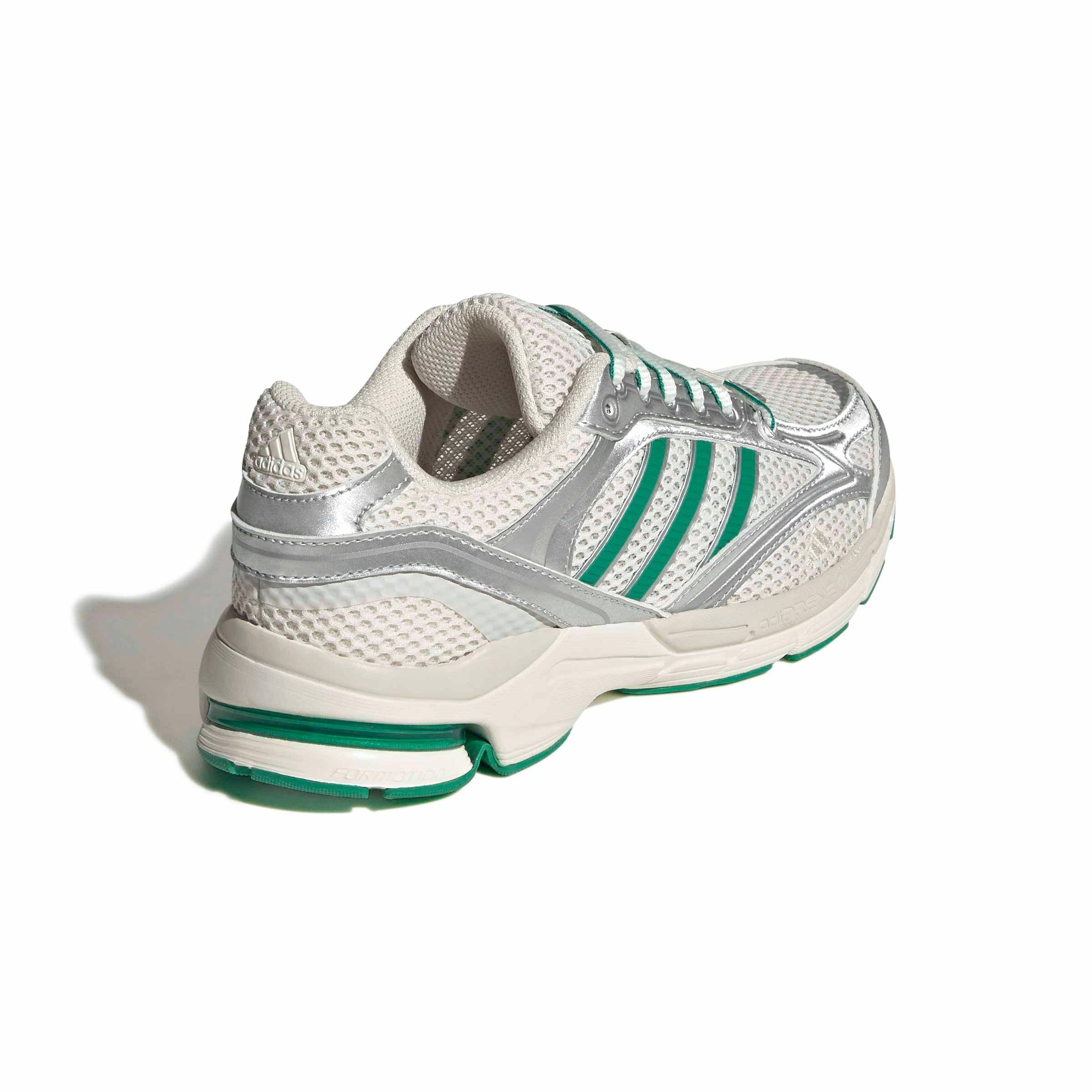 adidas Spiritain 2000 "Chalk White/Silver Metallic/Court Green" Women's Shoe - WHITE/SILVER/GREEN