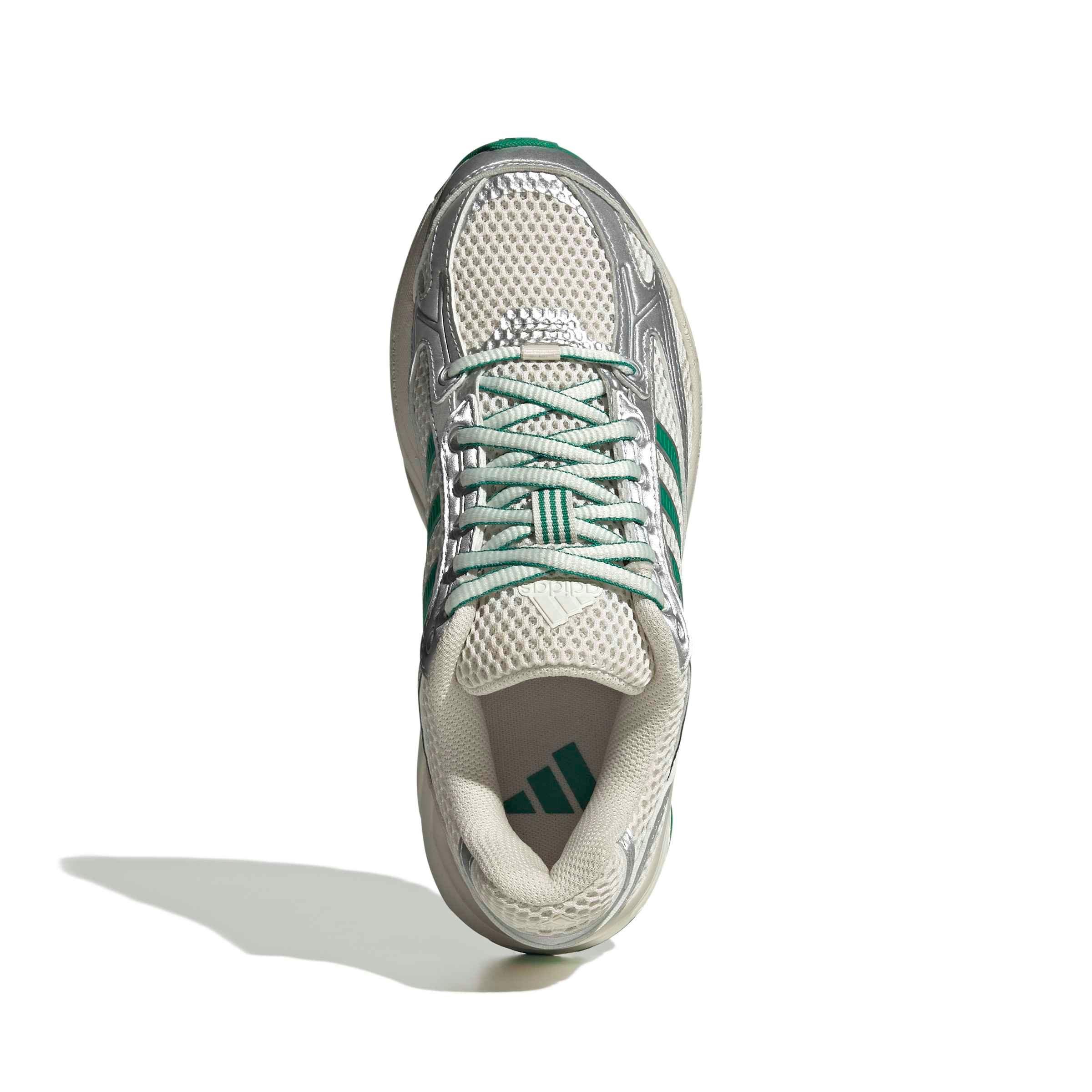 adidas Spiritain 2000 "Chalk White/Silver Metallic/Court Green" Women's Shoe - WHITE/SILVER/GREEN