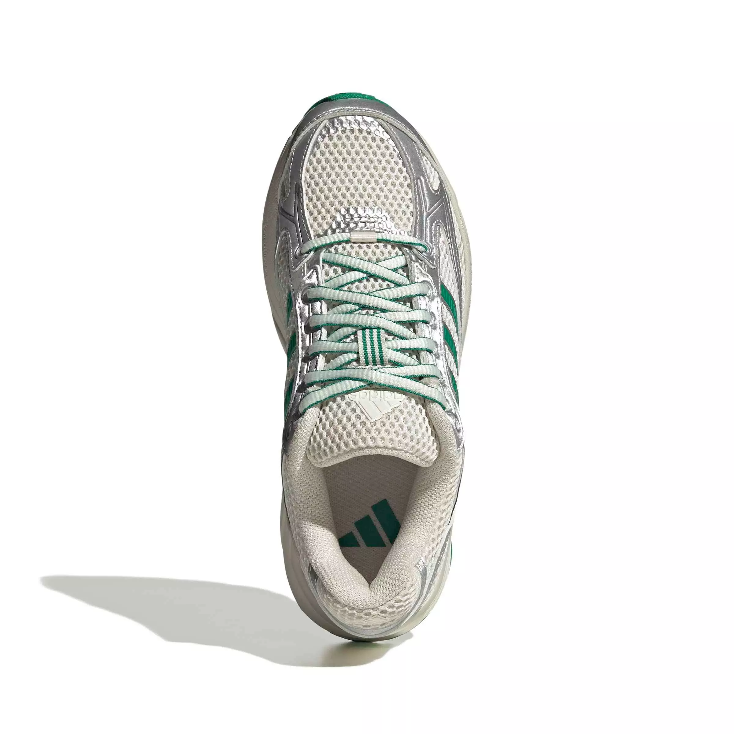 adidas Spiritain 2000 "Chalk White/Silver Metallic/Court Green" Women's Shoe - WHITE/SILVER/GREEN