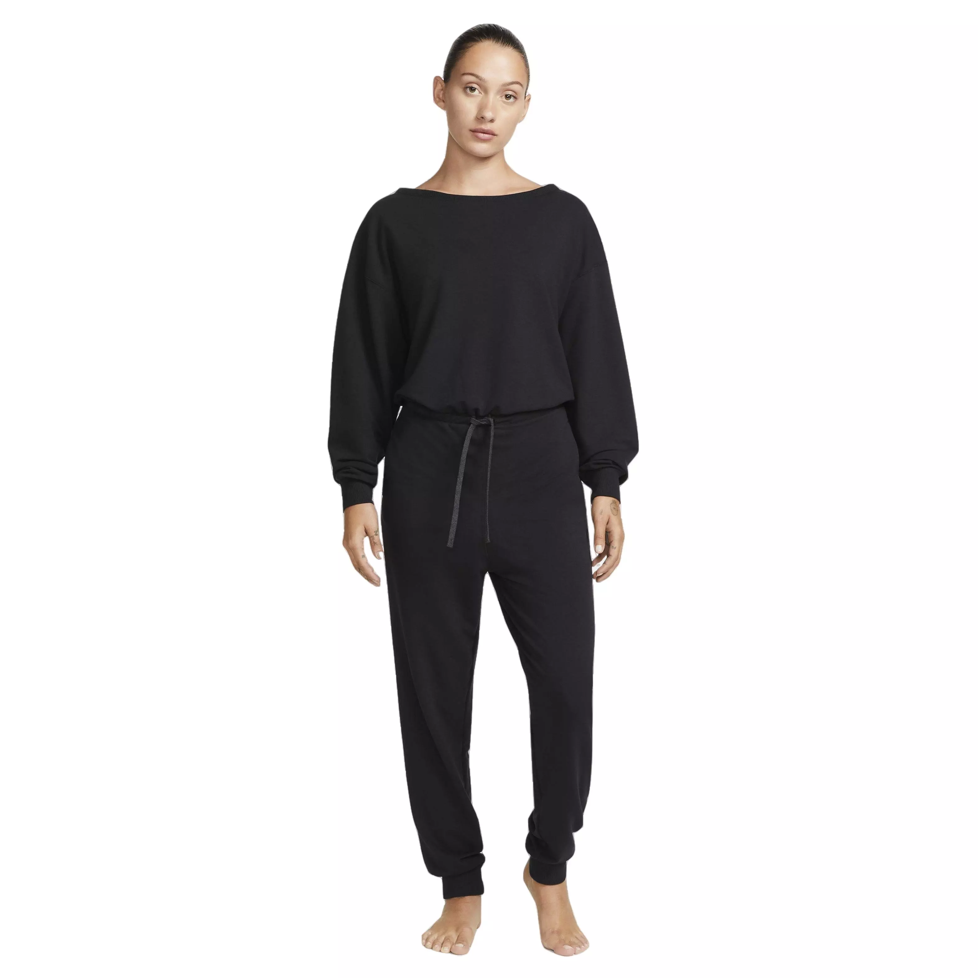 Nike Women's Dri-FIT Novelty Jumpsuit - BLACK
