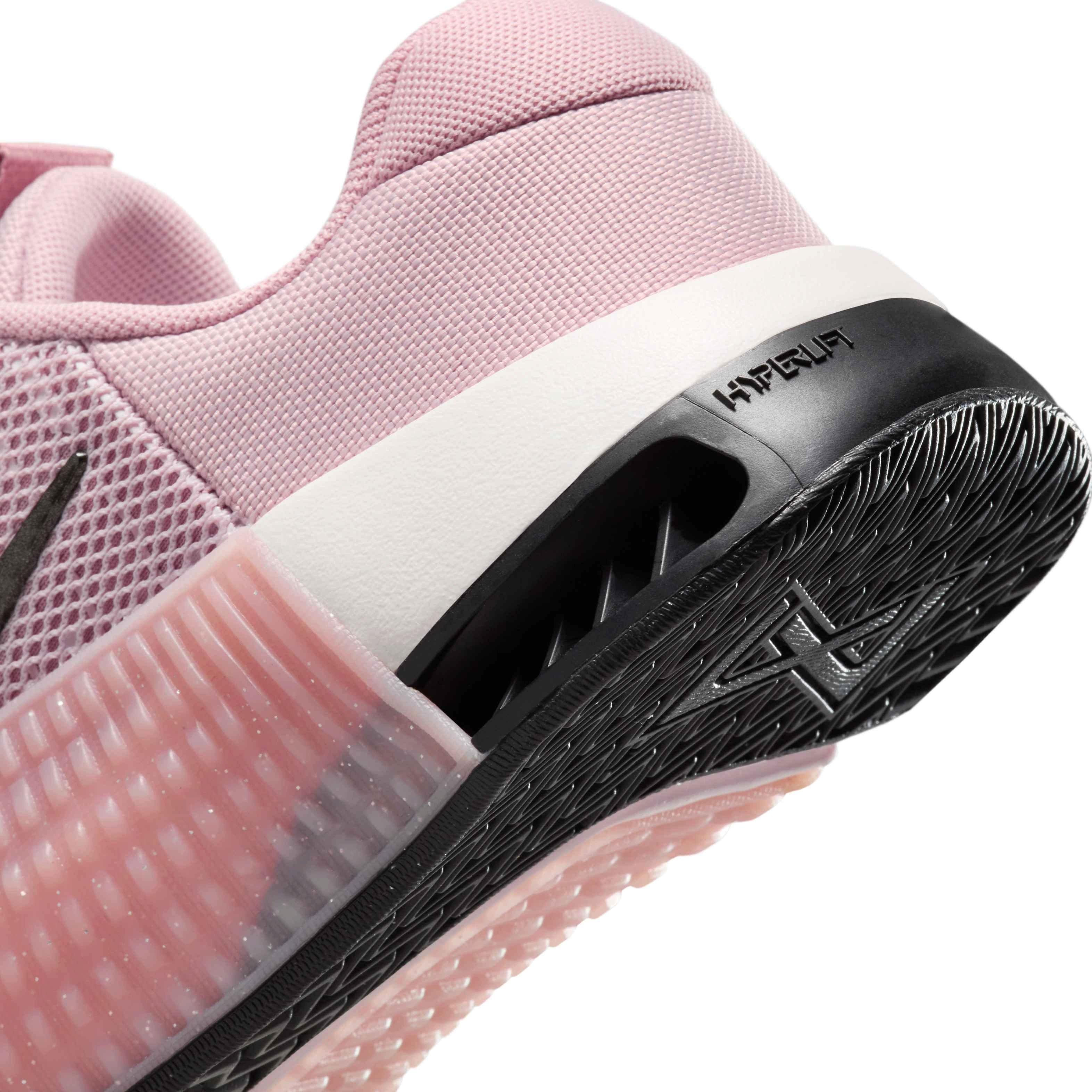 Nike Metcon 9 "Pink Oxford/Black/Light Soft Pink/Metallic Black" Women's Training Shoe - PINK/BLACK/LT PINK/BLACK Thumbnail View 8