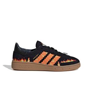 adidas Originals Minecraft Handball Spezial "Core Black/Pure Orange/White" Grade School Boys' Shoe