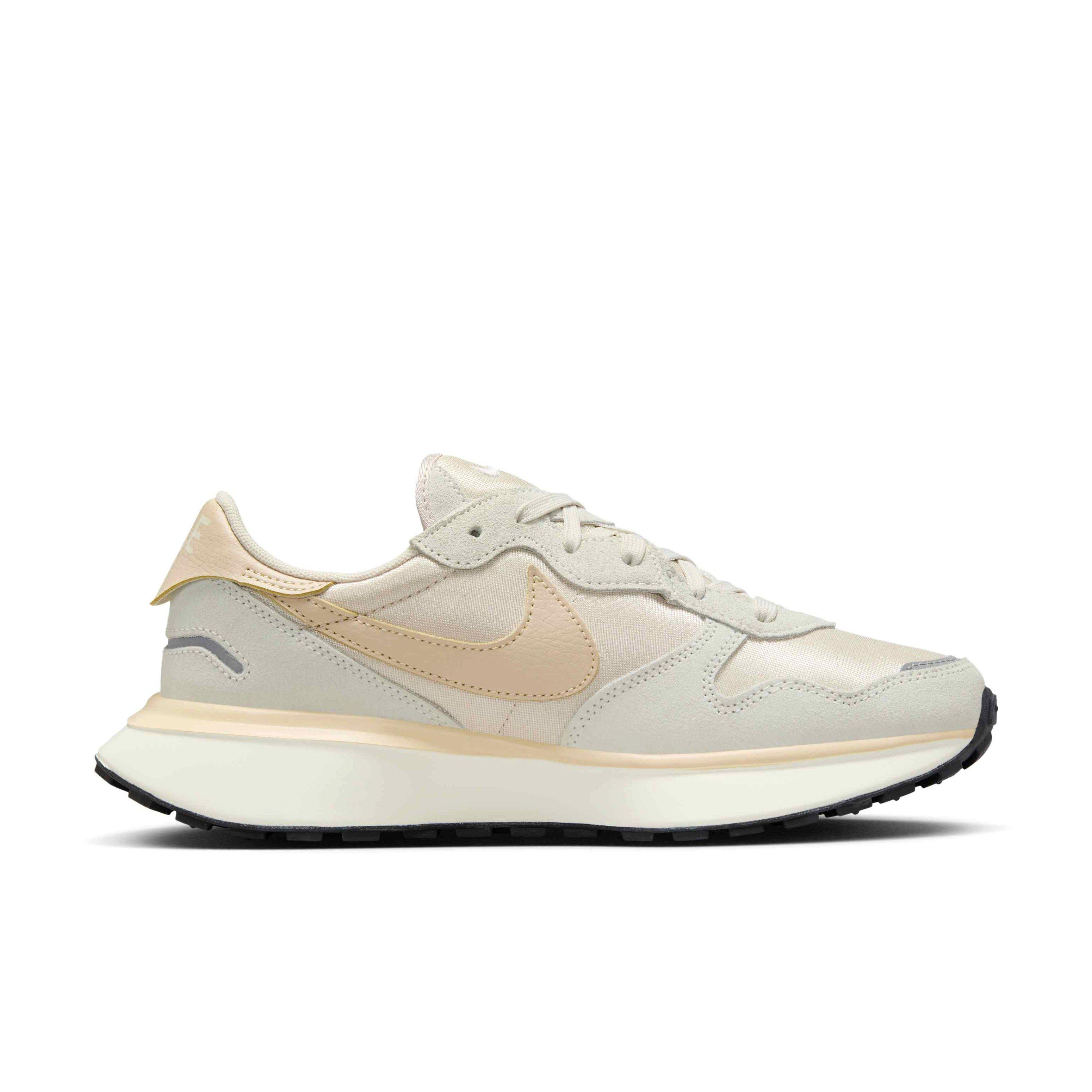 Nike Phoenix Waffle "Summit White/Light Orewood Brown/Black/Sanddrift" Women's Shoe - WHITE/LT BROWN/BLACK/SANDDRIFT Thumbnail View 1