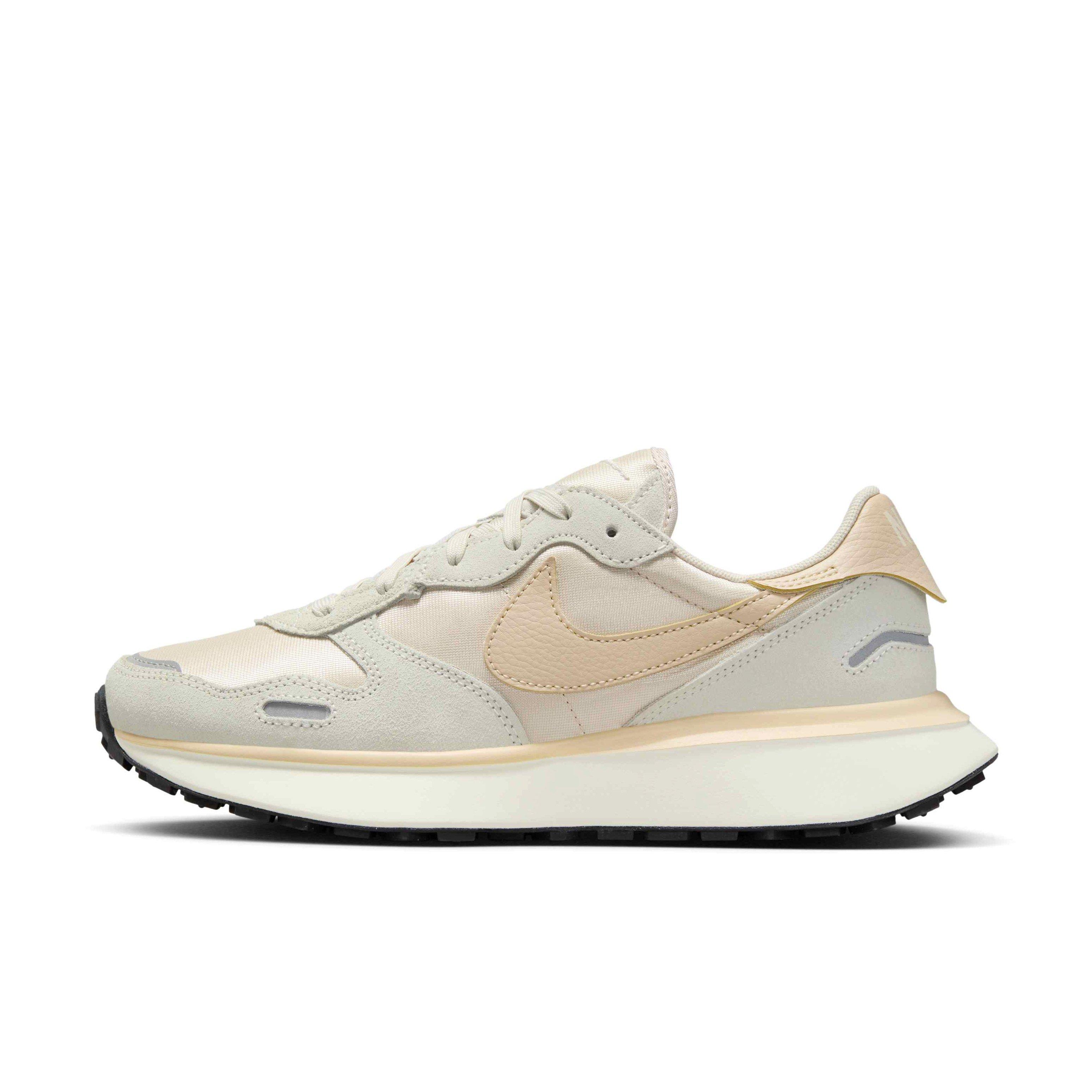Nike Phoenix Waffle "Summit White/Light Orewood Brown/Black/Sanddrift" Women's Shoe - WHITE/LT BROWN/BLACK/SANDDRIFT Thumbnail View 2