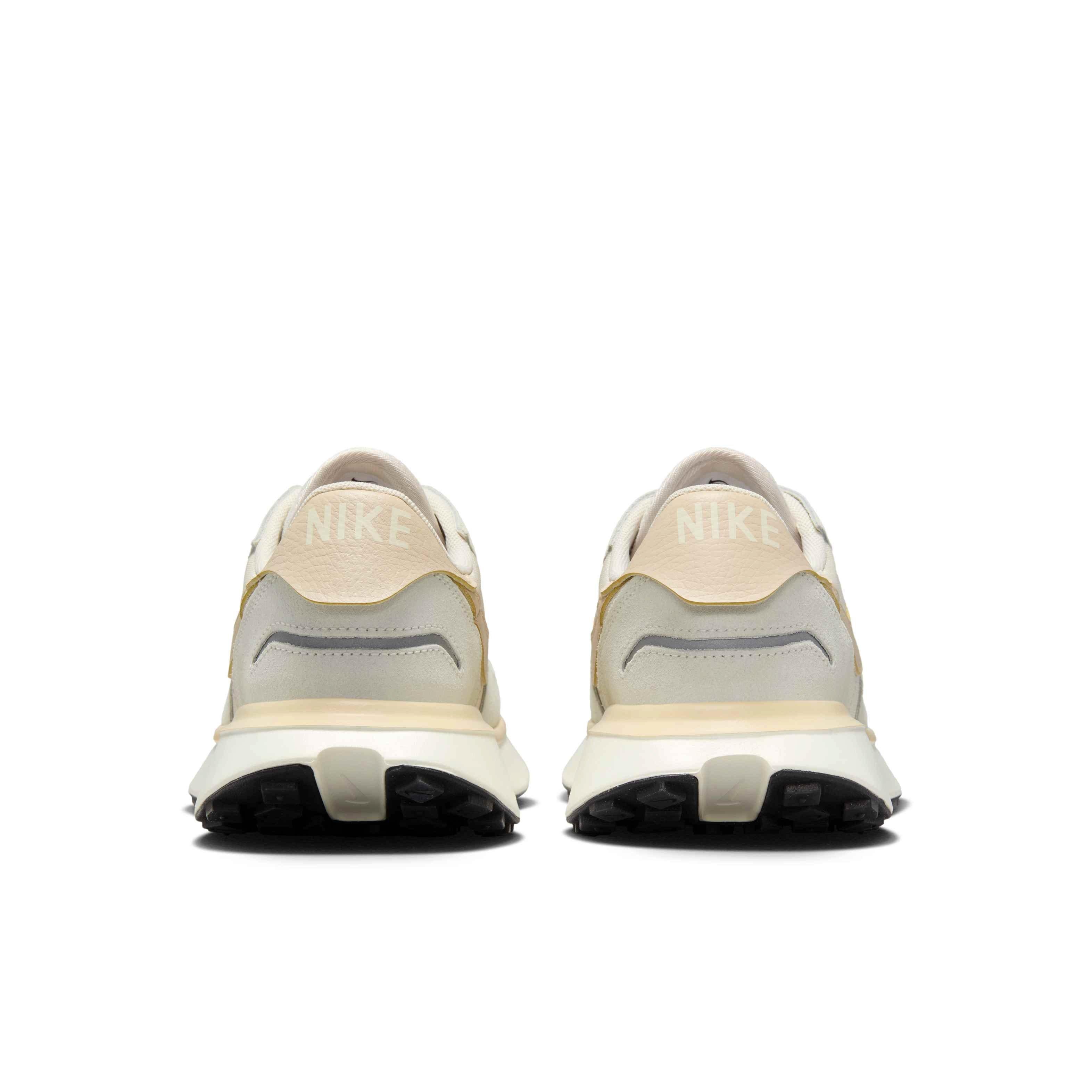 Nike Phoenix Waffle "Summit White/Light Orewood Brown/Black/Sanddrift" Women's Shoe - WHITE/LT BROWN/BLACK/SANDDRIFT Thumbnail View 5