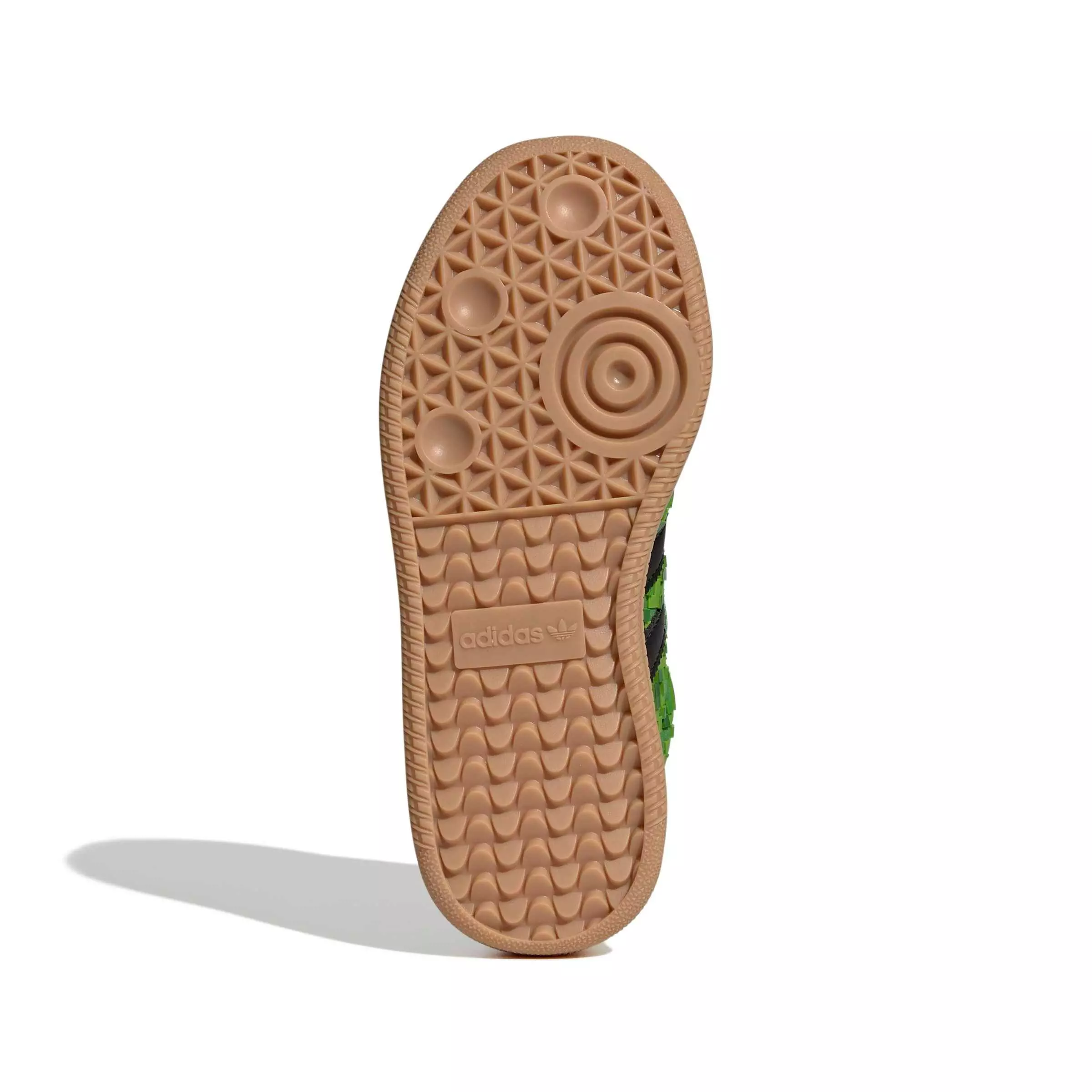 adidas Originals Minecraft Samba XLG "Green/Core Black/Ftwr White" Grade School Boys' Shoe - GREEN/BLACK/WHITE