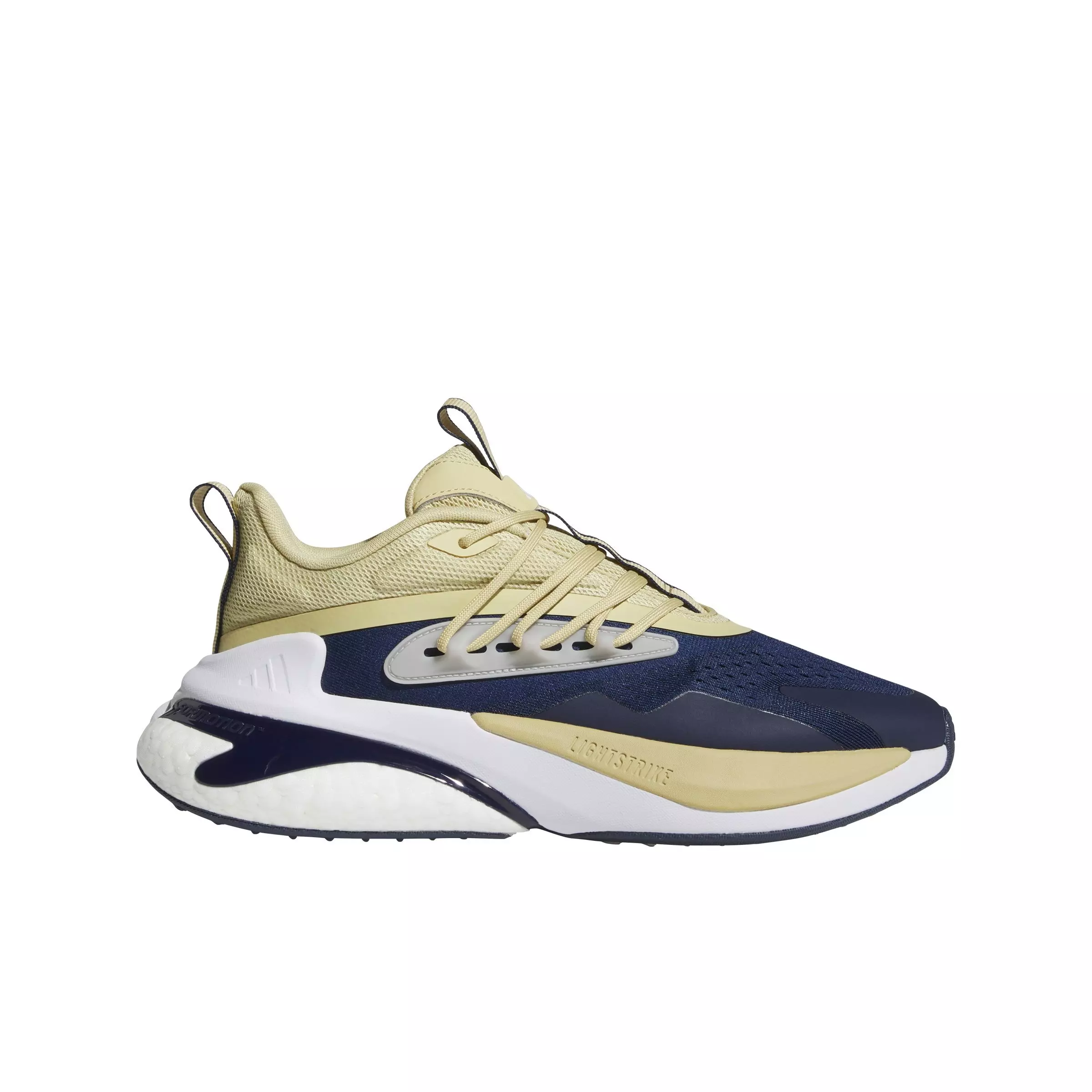 adidas Alphaboost V2 "Collegiate Navy/Team Sand/Ftwr White" Unisex Running Shoe - NAVY/SAND/WHITE