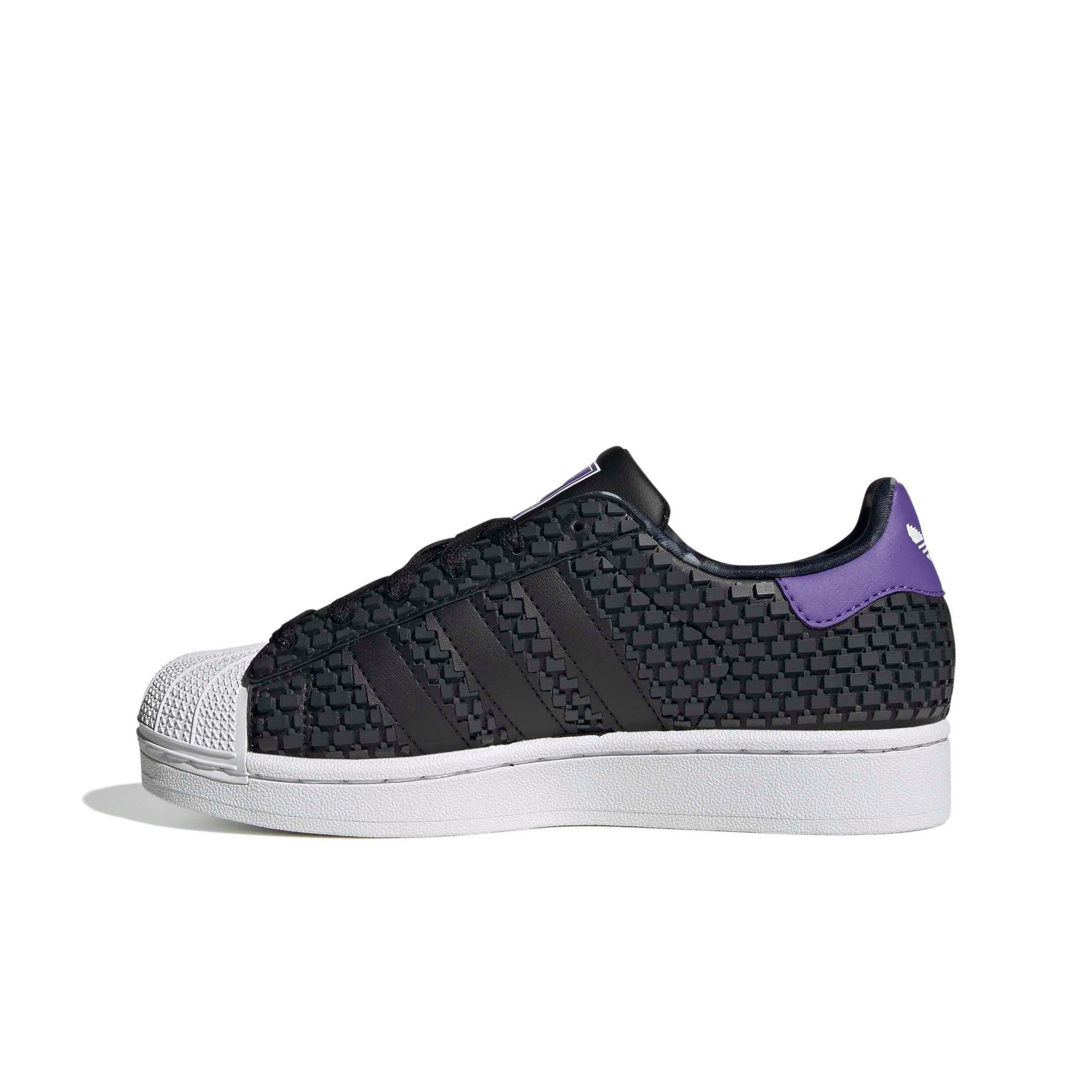 adidas Originals Minecraft Superstar II Grade School Boys' "Core Black/Core Black/Ftwr White" Shoe