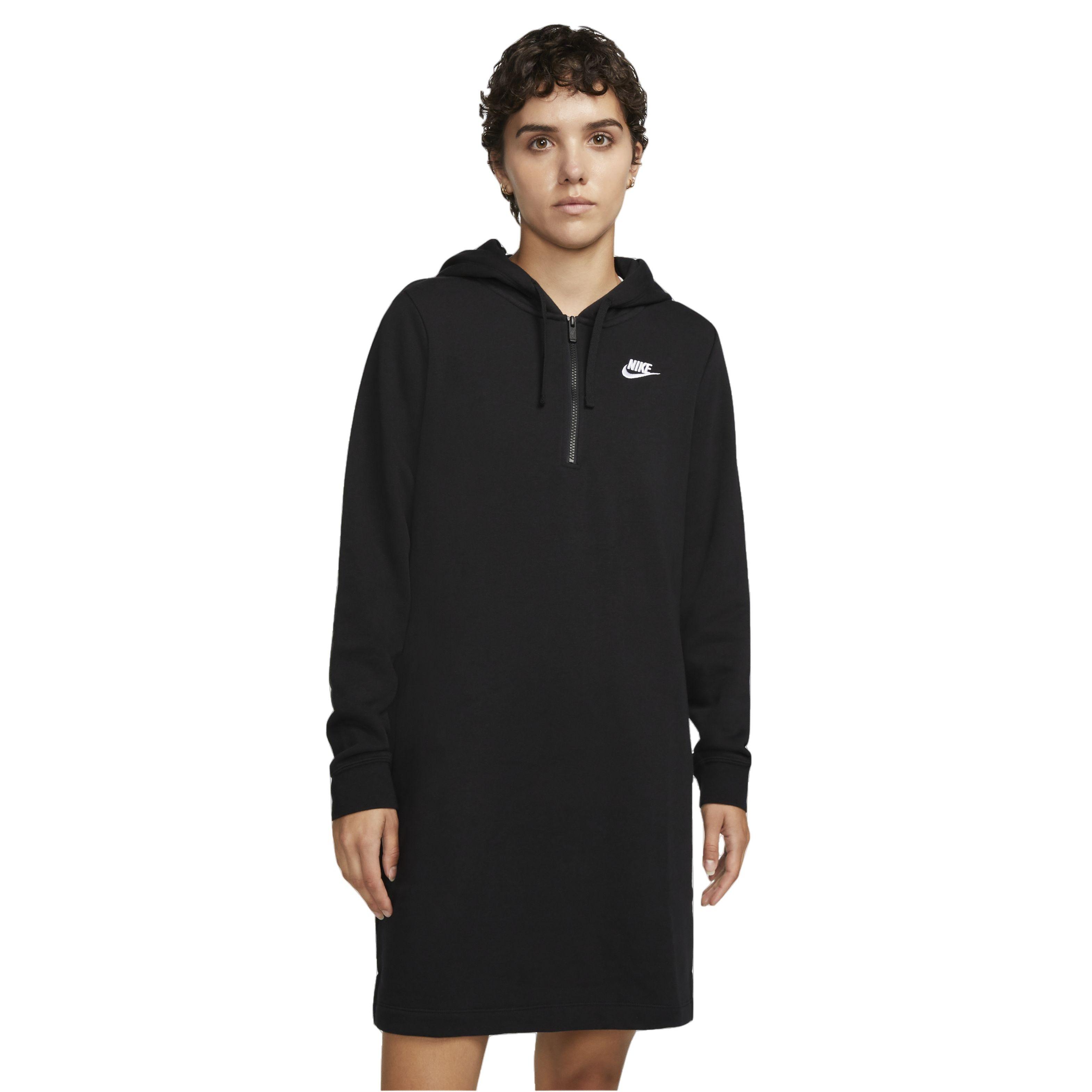Nike Women's Sportswear Club Fleece Dress - BLACK Thumbnail View 1