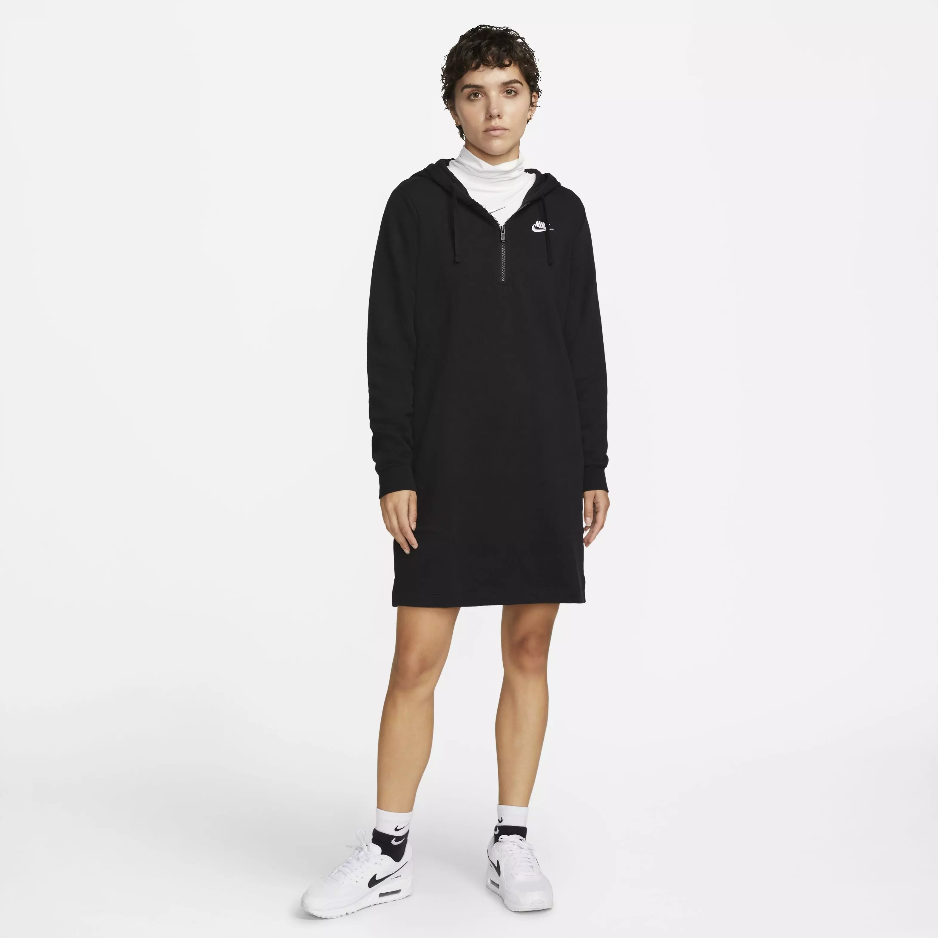Nike Women's Sportswear Club Fleece Dress - BLACK