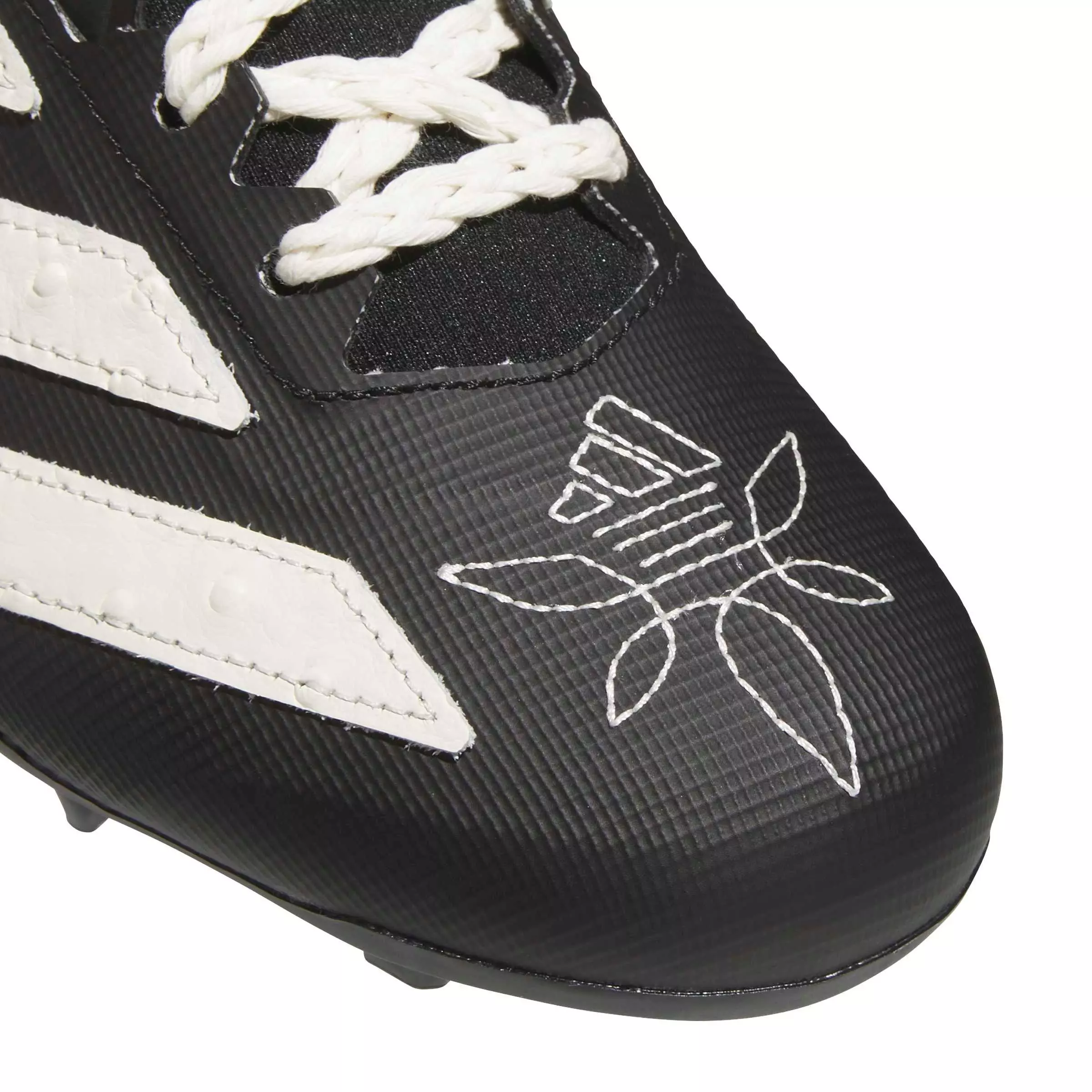 adidas Adizero Electric II Rodeo "Core Black/Off White/Matte Gold" Men's Football Cleat - BLACK/OFF WHITE/GOLD