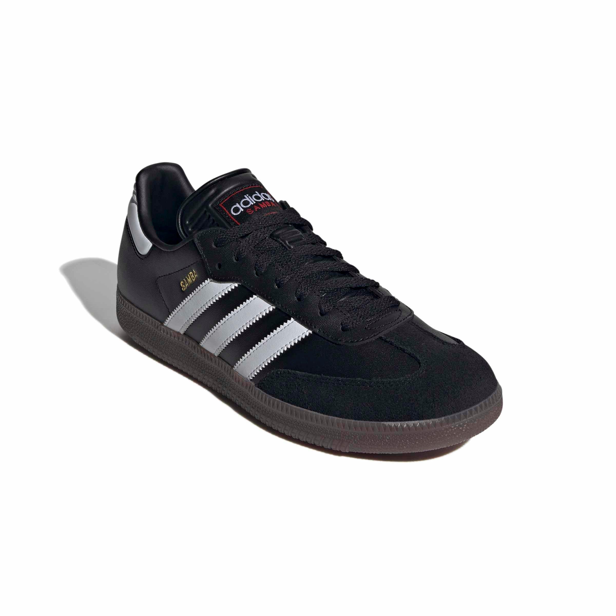 adidas Samba Indoor "Core Black/Ftwr White/Vivid Red" Men's Soccer Shoe - BLACK/WHITE/RED Thumbnail View 3