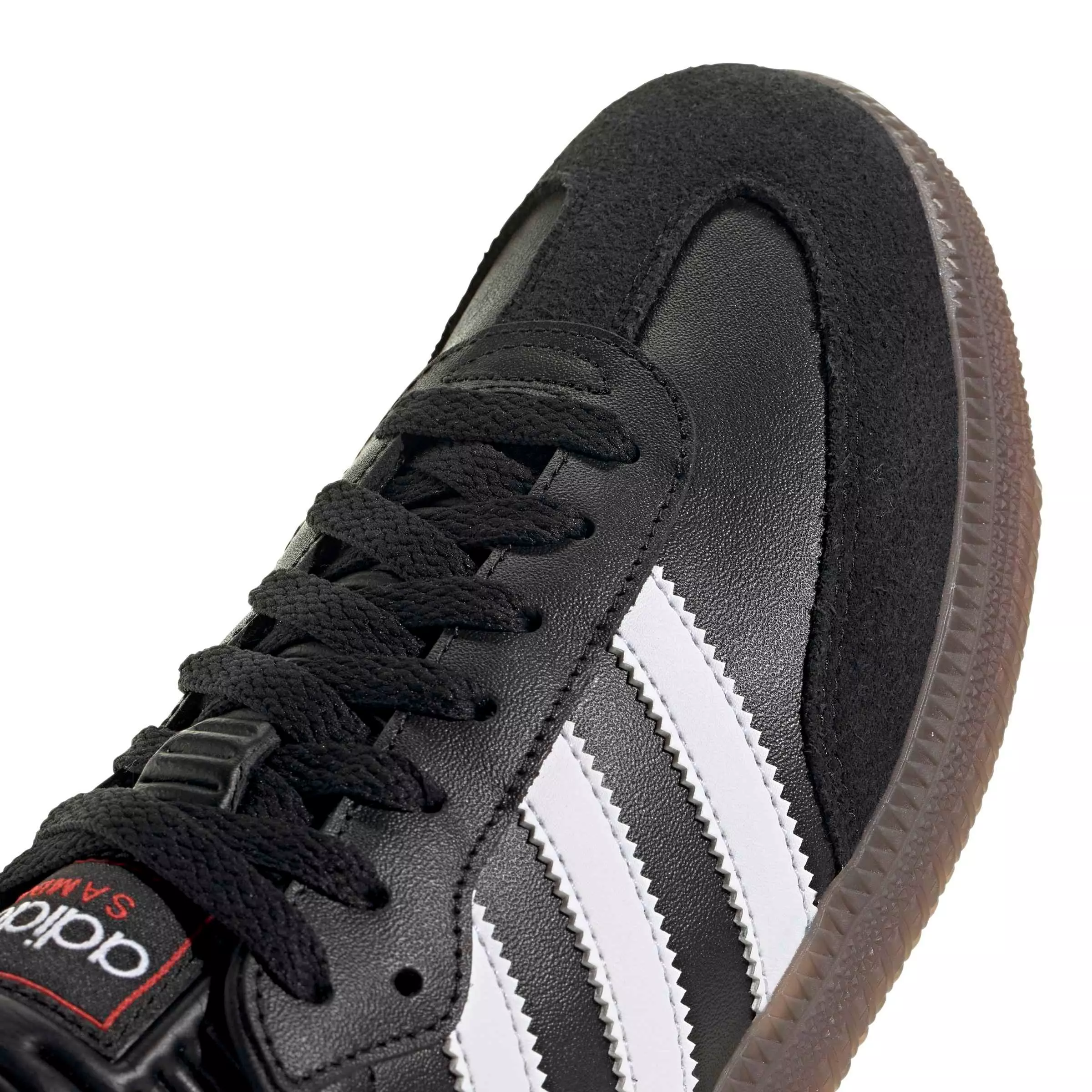 adidas Samba Indoor "Core Black/Ftwr White/Vivid Red" Men's Soccer Shoe - BLACK/WHITE/RED