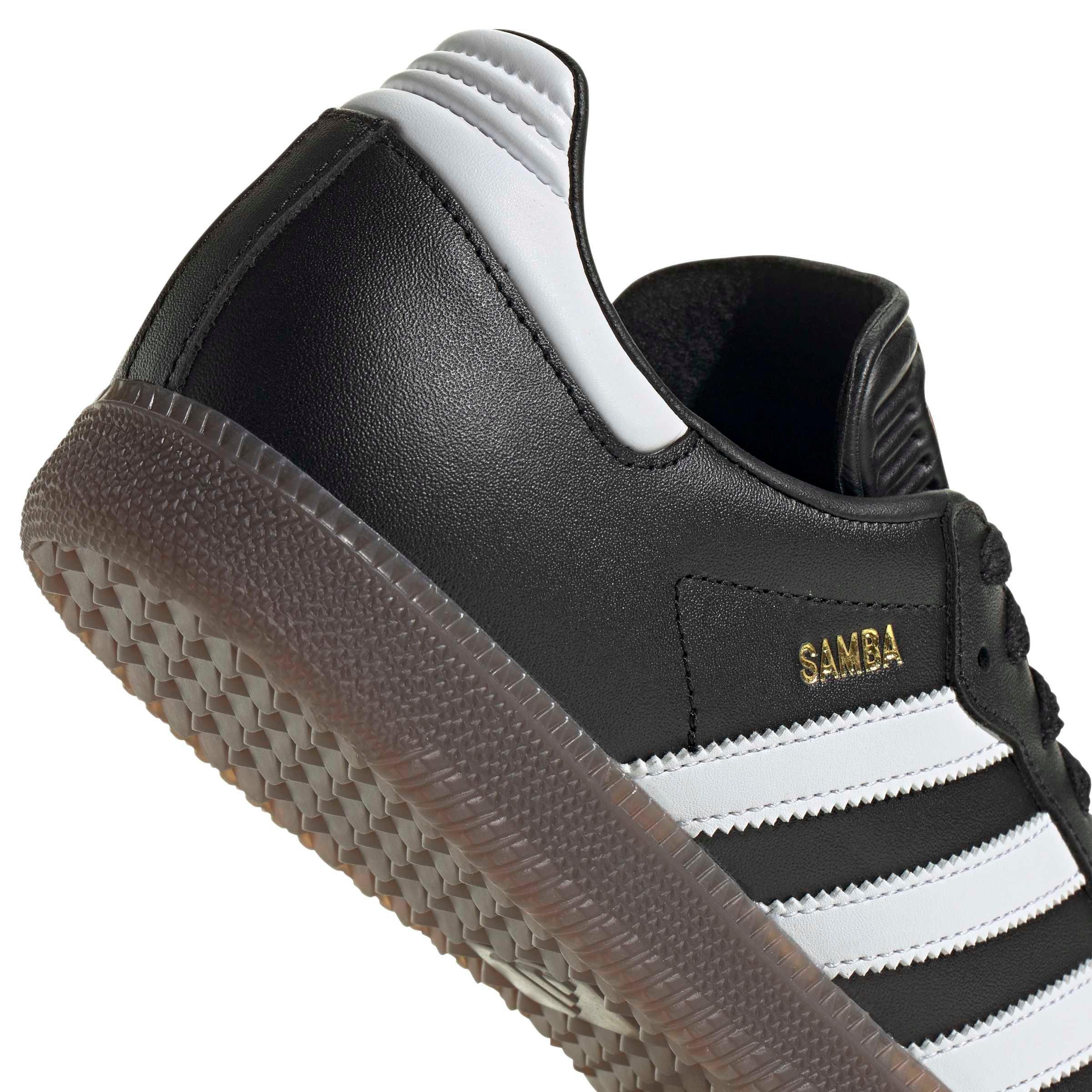 adidas Samba Indoor "Core Black/Ftwr White/Vivid Red" Men's Soccer Shoe - BLACK/WHITE/RED Thumbnail View 8
