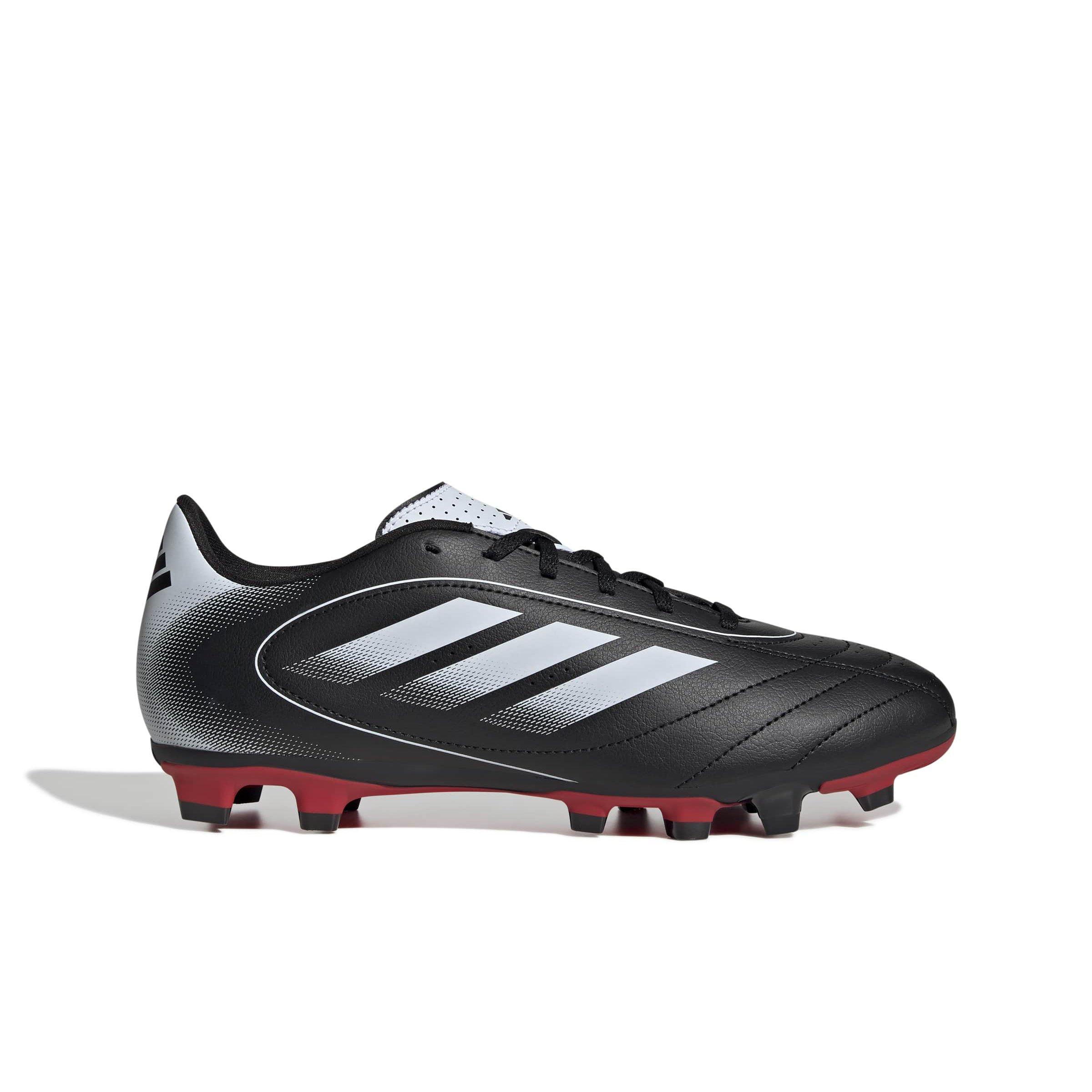 adidas Goletto IX MG "Core Black/Ftwr White/Better Scarlet" Men's Soccer Cleat - BLACK/WHITE/SCARLET Thumbnail View 1