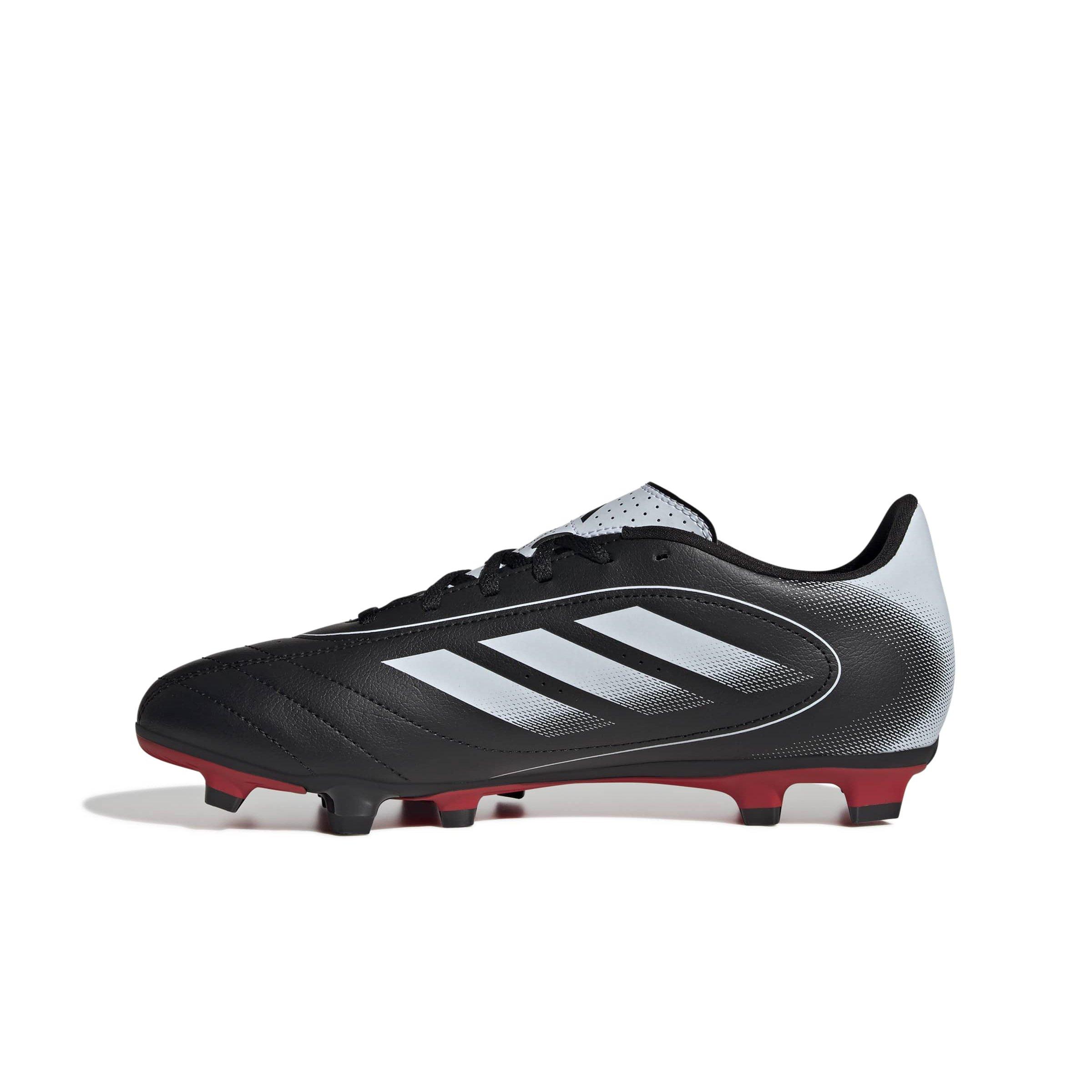 adidas Goletto IX MG "Core Black/Ftwr White/Better Scarlet" Men's Soccer Cleat - BLACK/WHITE/SCARLET Thumbnail View 2