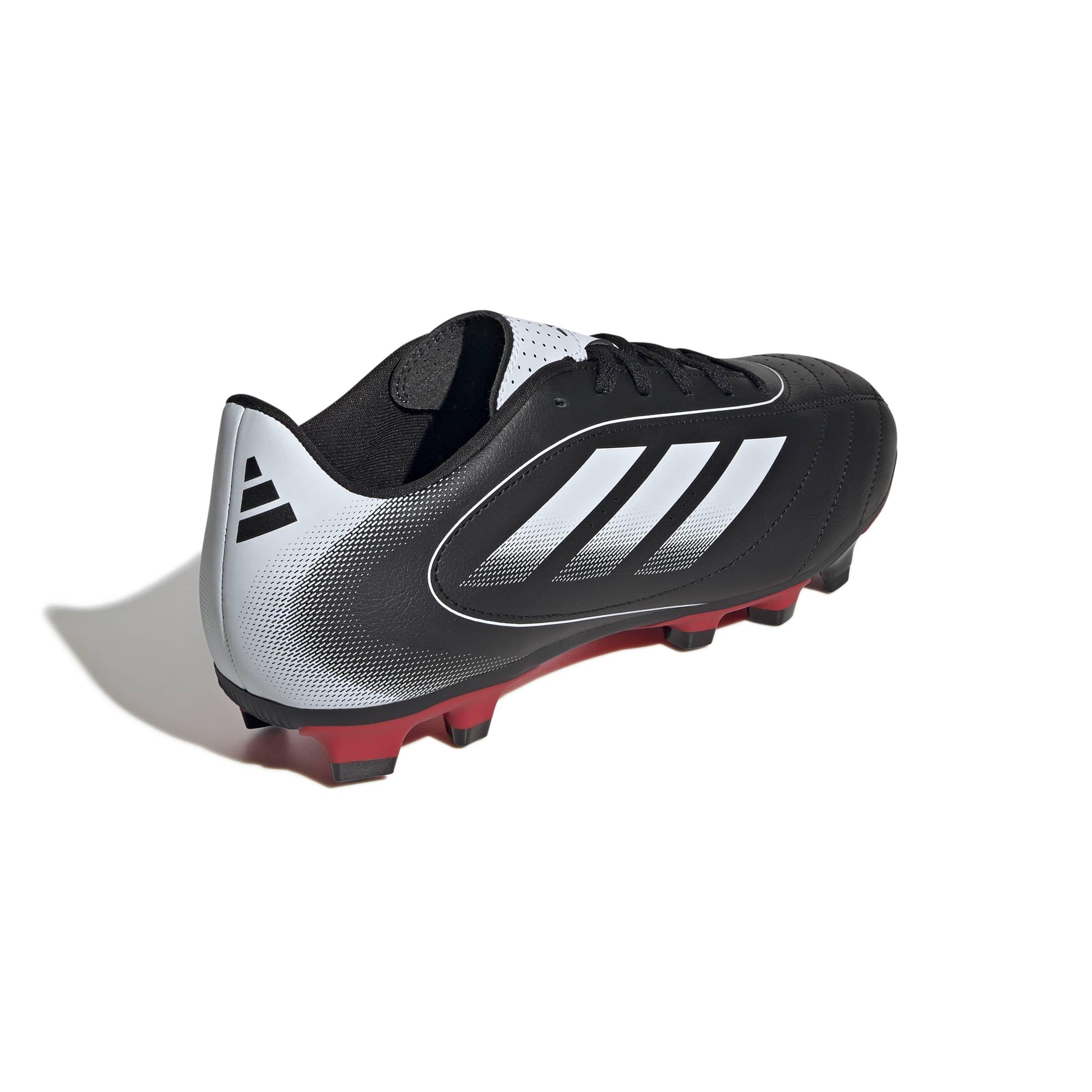 adidas Goletto IX MG "Core Black/Ftwr White/Better Scarlet" Men's Soccer Cleat - BLACK/WHITE/SCARLET Thumbnail View 4