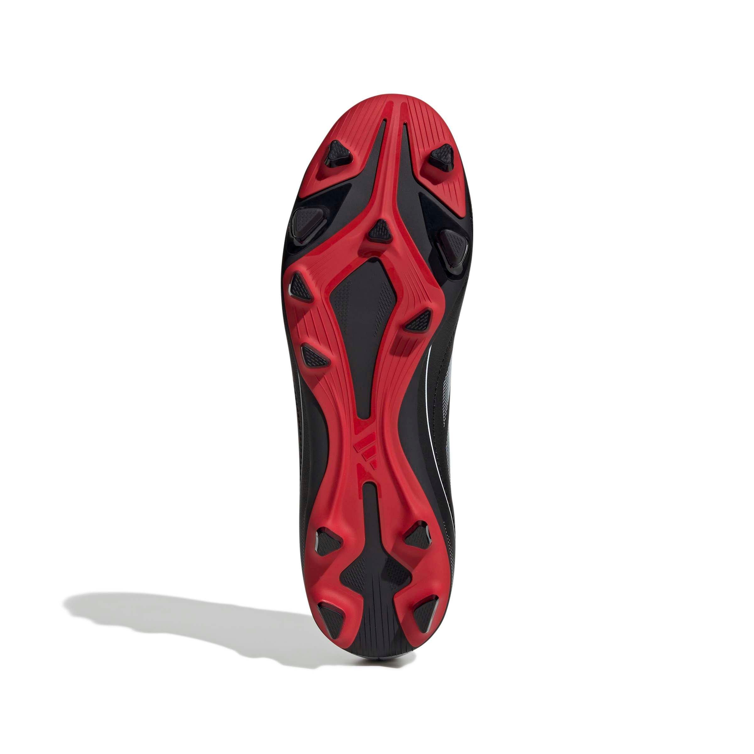 adidas Goletto IX MG "Core Black/Ftwr White/Better Scarlet" Men's Soccer Cleat - BLACK/WHITE/SCARLET Thumbnail View 6