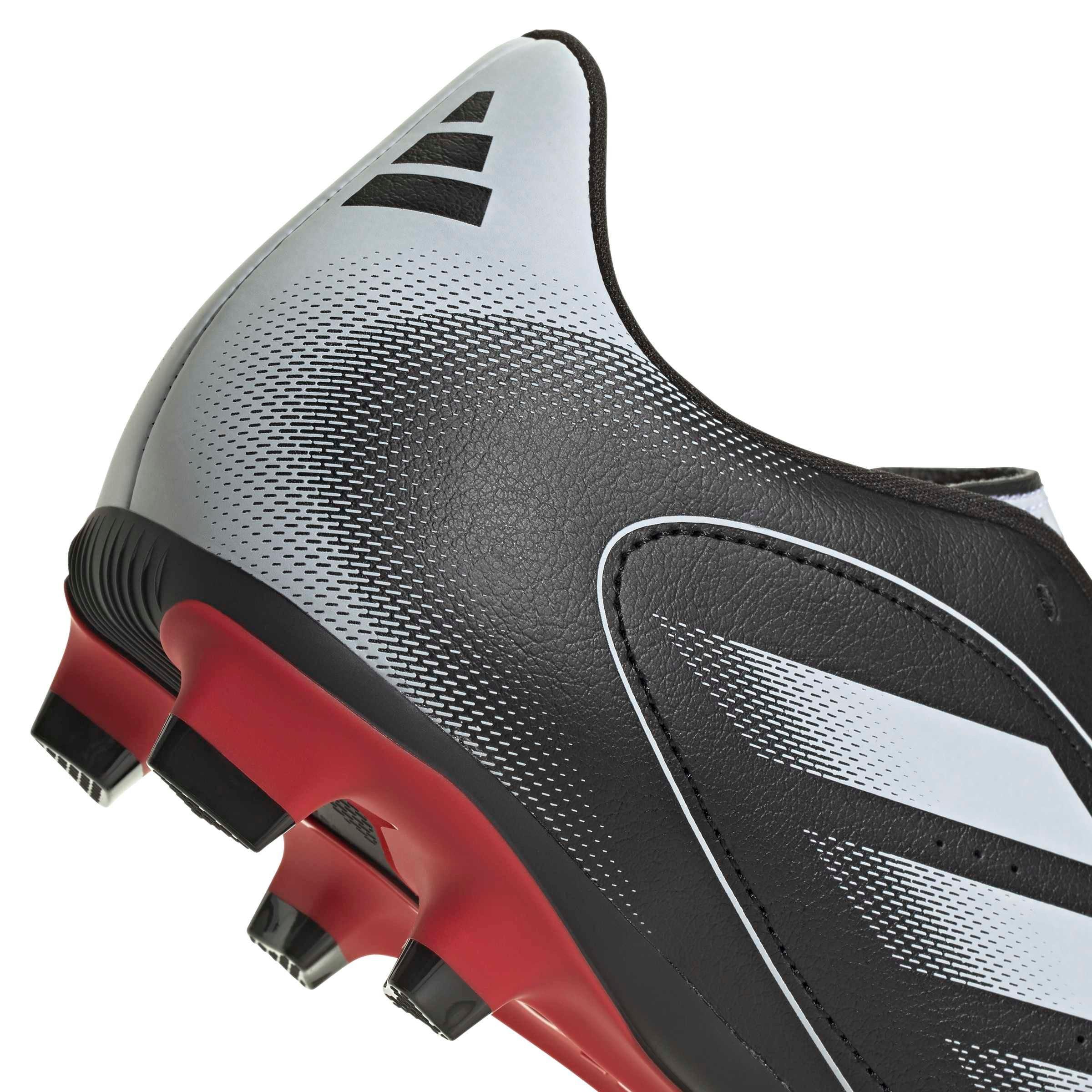 adidas Goletto IX MG "Core Black/Ftwr White/Better Scarlet" Men's Soccer Cleat - BLACK/WHITE/SCARLET Thumbnail View 8