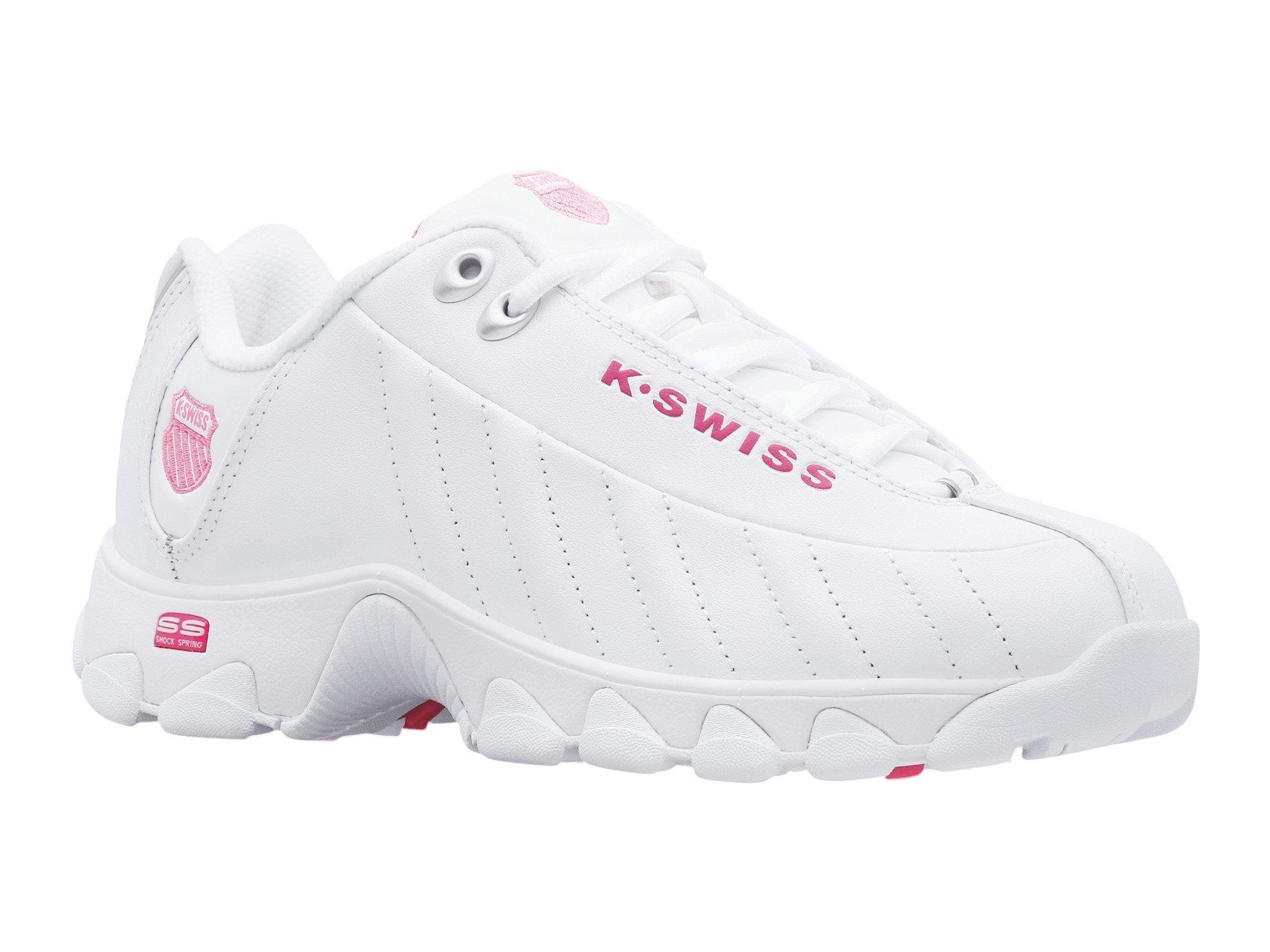 K-Swiss ST329 CMF "White/Shocking Pink" Women's Shoe - WHITE/SHOCKING PINK