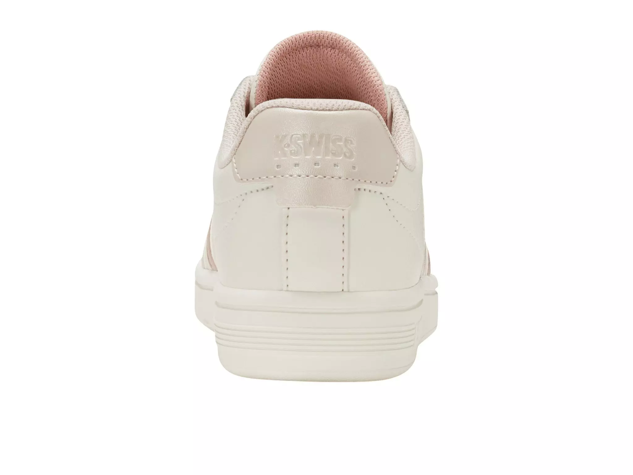 K-Swiss Court Tiebreak II "Snow White/Crystal Grey/Rose Rust" Women's Shoe - SNOW WHITE/CRYSTAL GREY/ROSE DUST