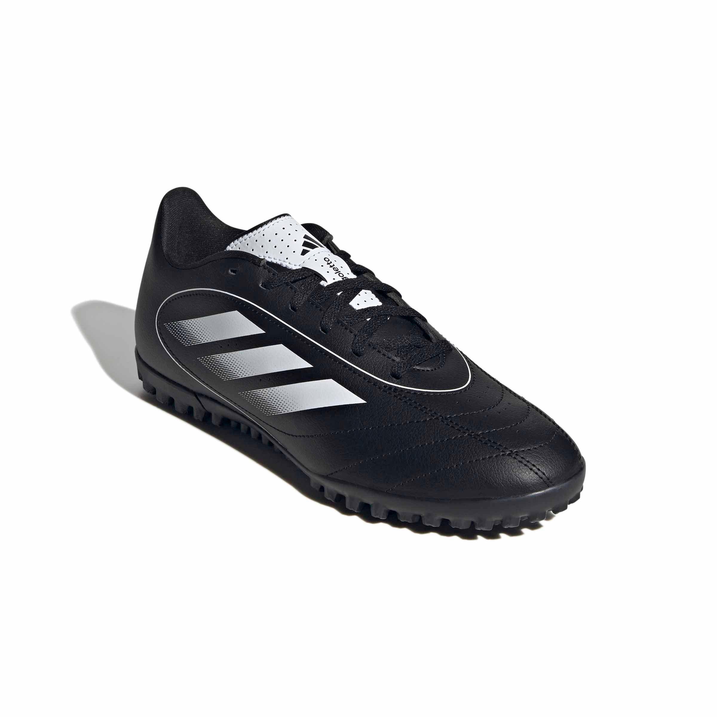 adidas Goletto IX Turf "Core Black/Ftwr White/Core Black" Men's Soccer Shoe - BLACK/WHITE/BLACK Thumbnail View 3