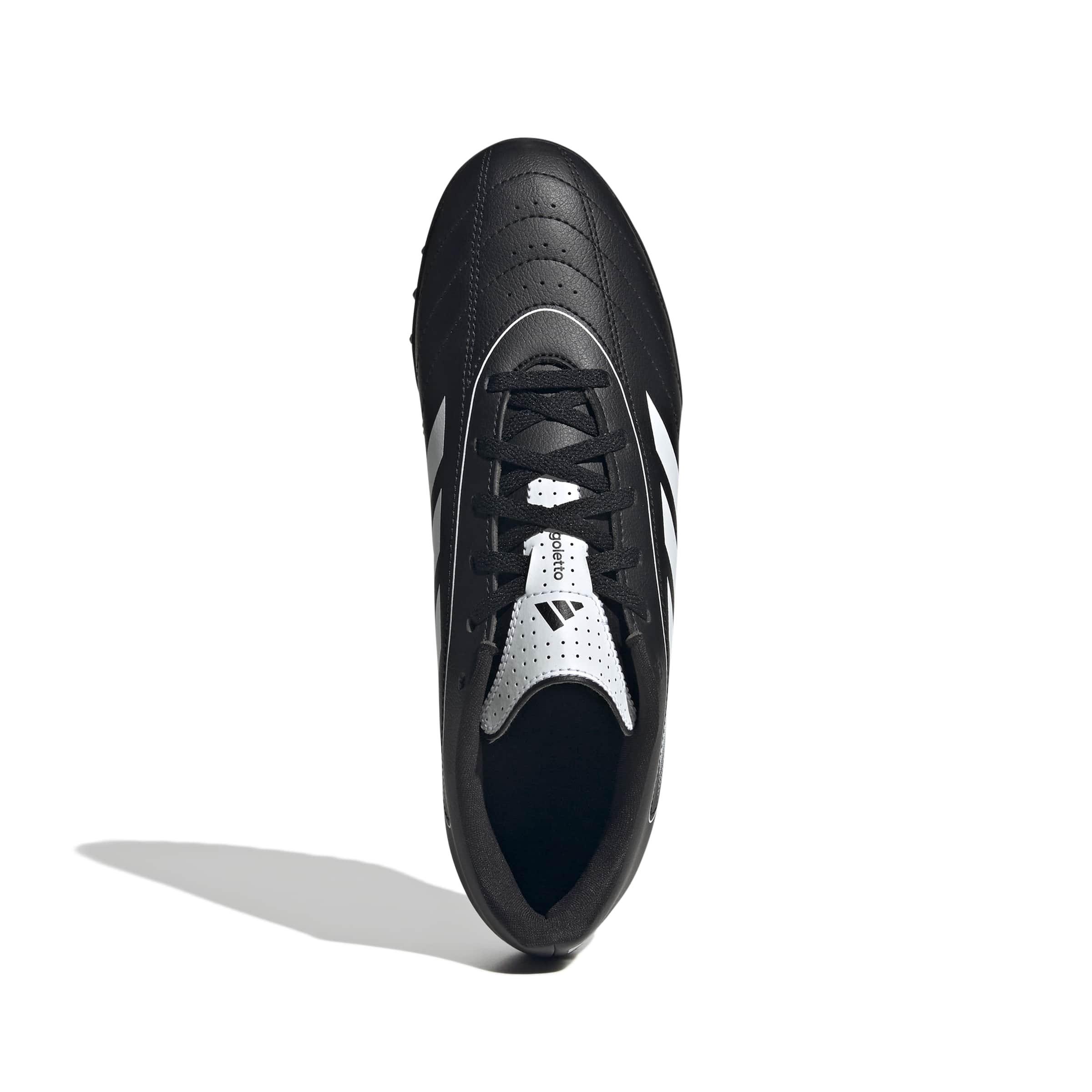 adidas Goletto IX Turf "Core Black/Ftwr White/Core Black" Men's Soccer Shoe - BLACK/WHITE/BLACK Thumbnail View 5