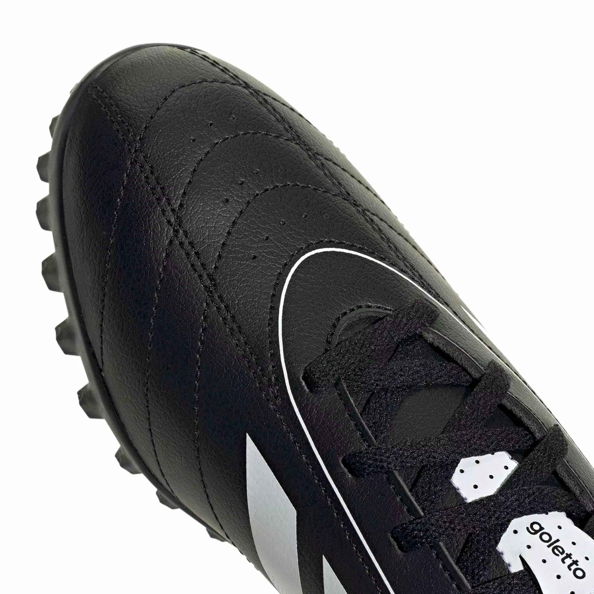 adidas Goletto IX Turf "Core Black/Ftwr White/Core Black" Men's Soccer Shoe - BLACK/WHITE/BLACK