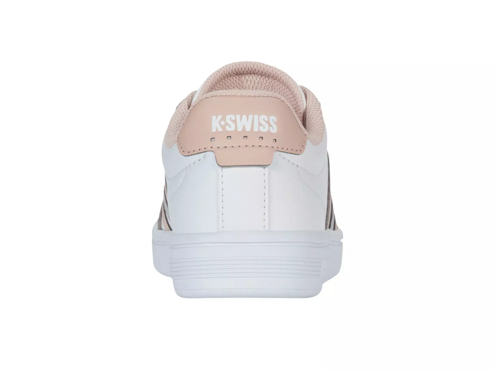 K-Swiss Court Tiebreak II "White/Cameo Rose/White" Women's Shoe - WHITE/CAMEO ROSE