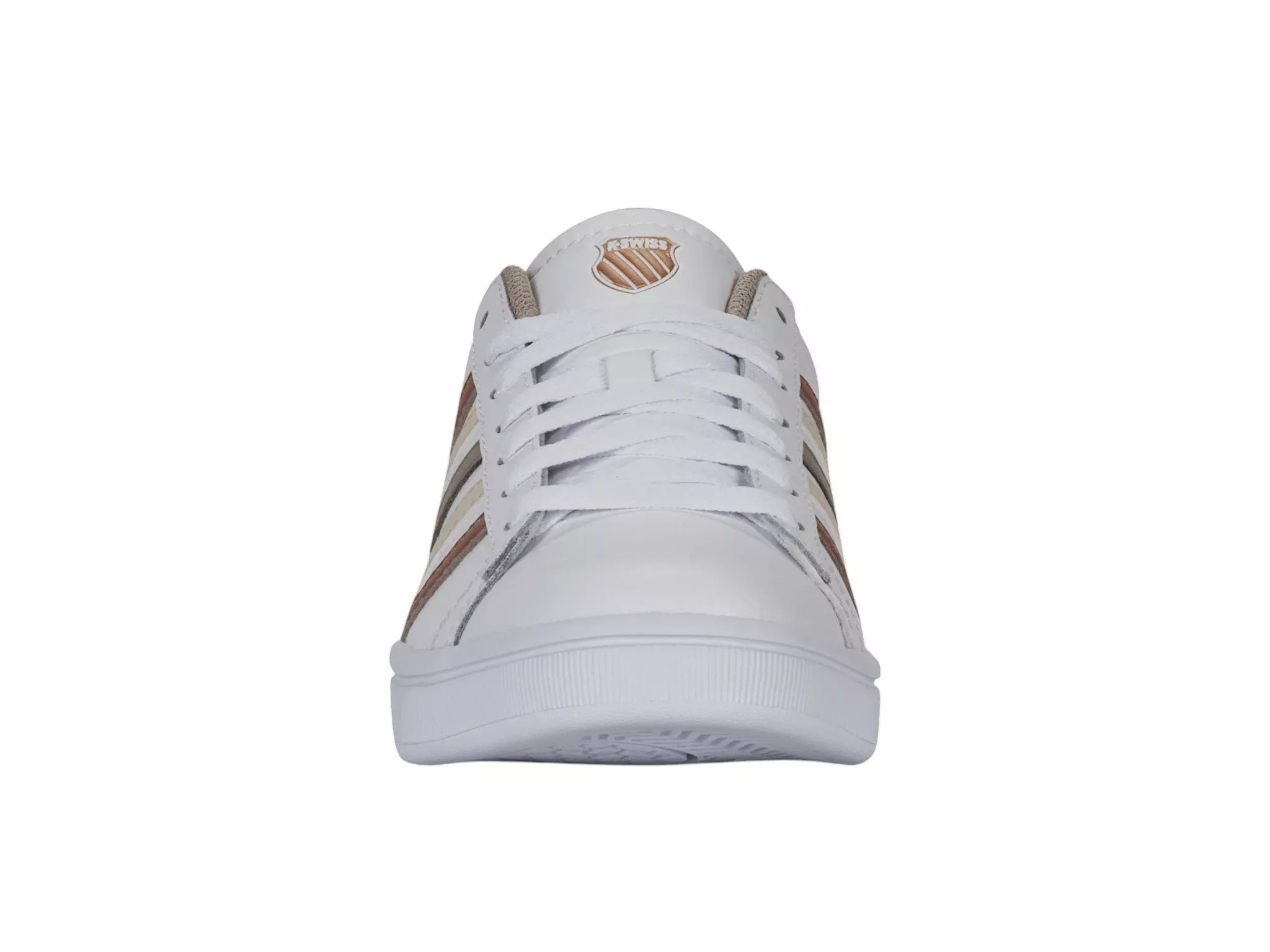 K-Swiss Court Tiebreak II "White/Leo/White" Women's Shoe - WHITE/LEO