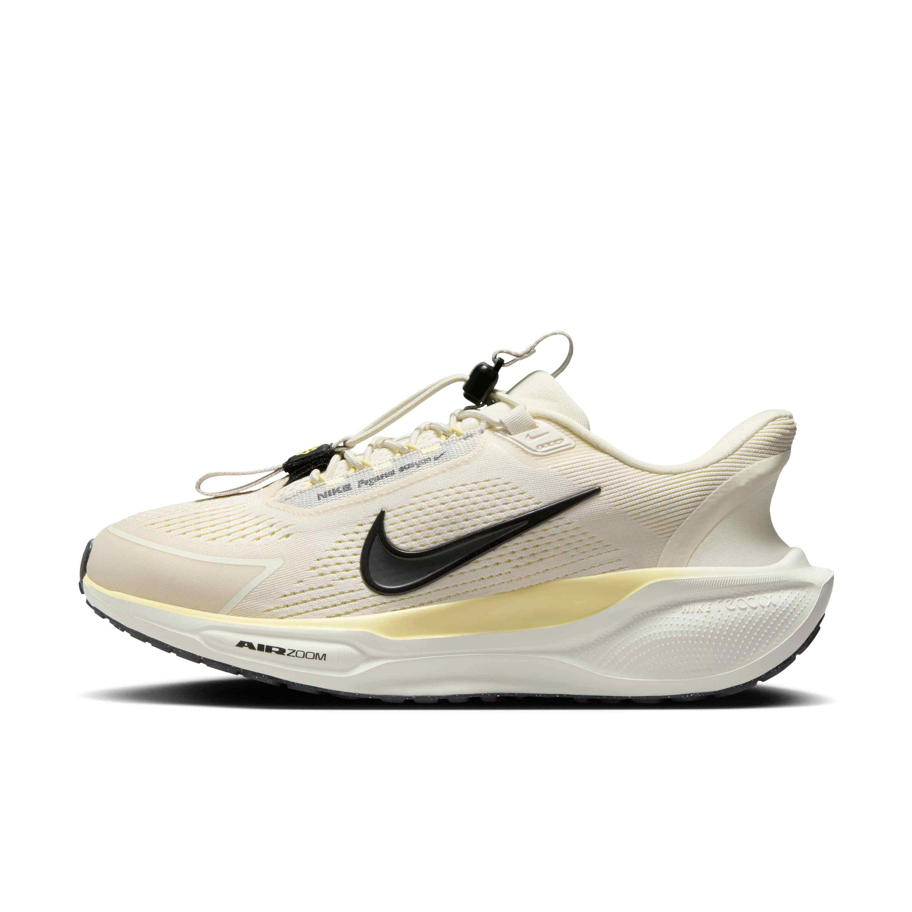 Nike Pegasus EasyOn "Pale Ivory/Soft Yellow/Light Bone/Black" Women's Running Shoe - IVORY/YELLOW/LT BONE/BLACK Thumbnail View 2