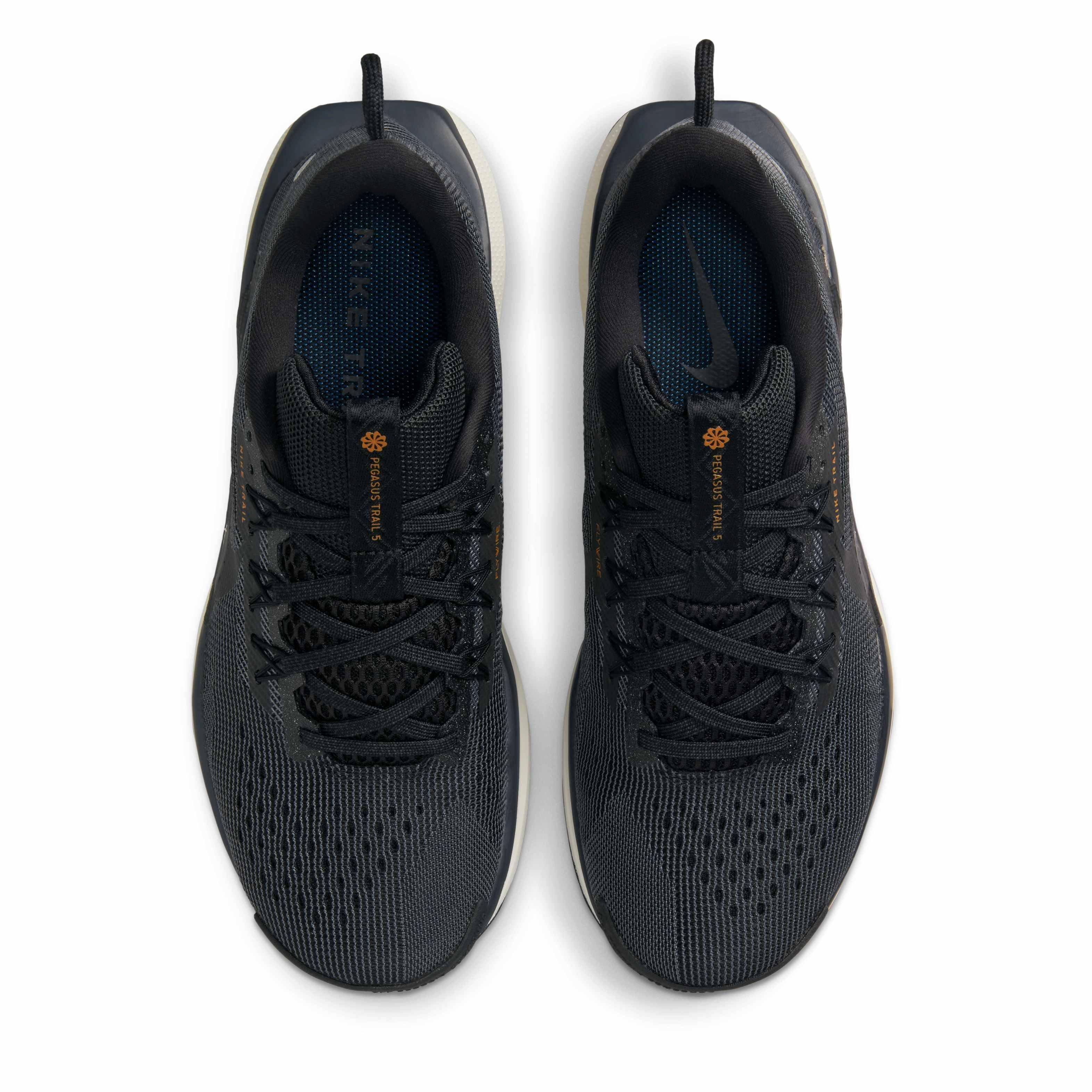 Nike Pegasus Trail 5 "Black/Monarch/Pale Ivory/Off Noir" Women's Trail Running Shoe - BLACK/MONARCH/IVORY/OFF NOIR Thumbnail View 4