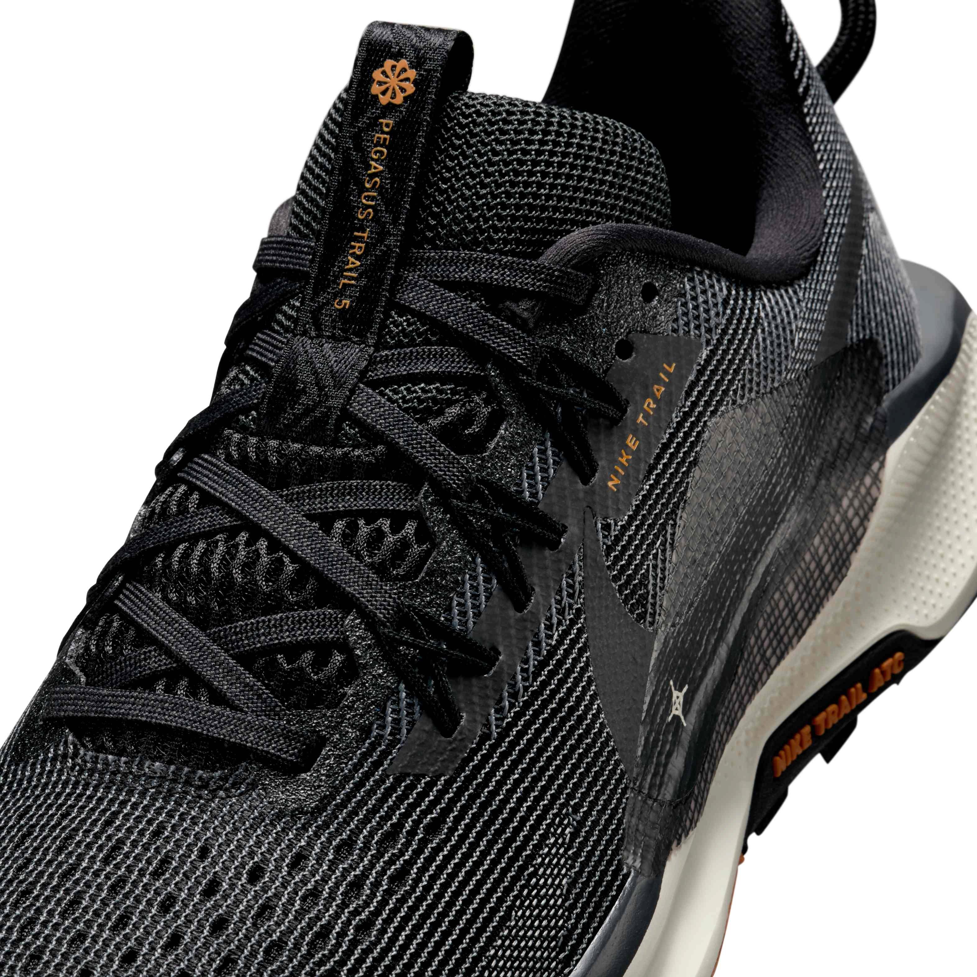 Nike Pegasus Trail 5 "Black/Monarch/Pale Ivory/Off Noir" Women's Trail Running Shoe - BLACK/MONARCH/IVORY/OFF NOIR Thumbnail View 7