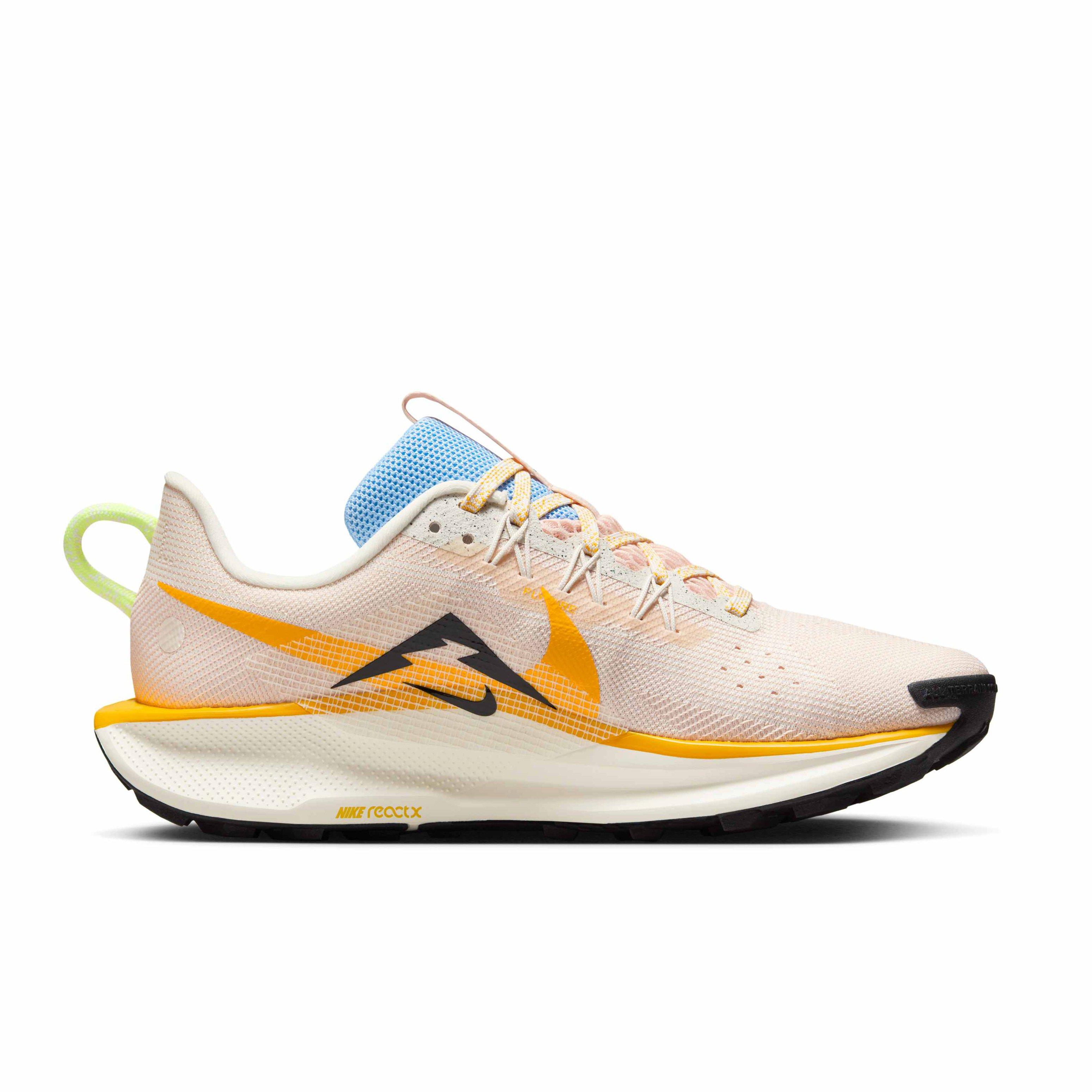 Nike Pegasus Trail 5 "Phantom/Washed Coral/University Gold/Black" Women's Trail Running Shoe - PHANTOM/CORAL/GOLD/BLACK Thumbnail View 1