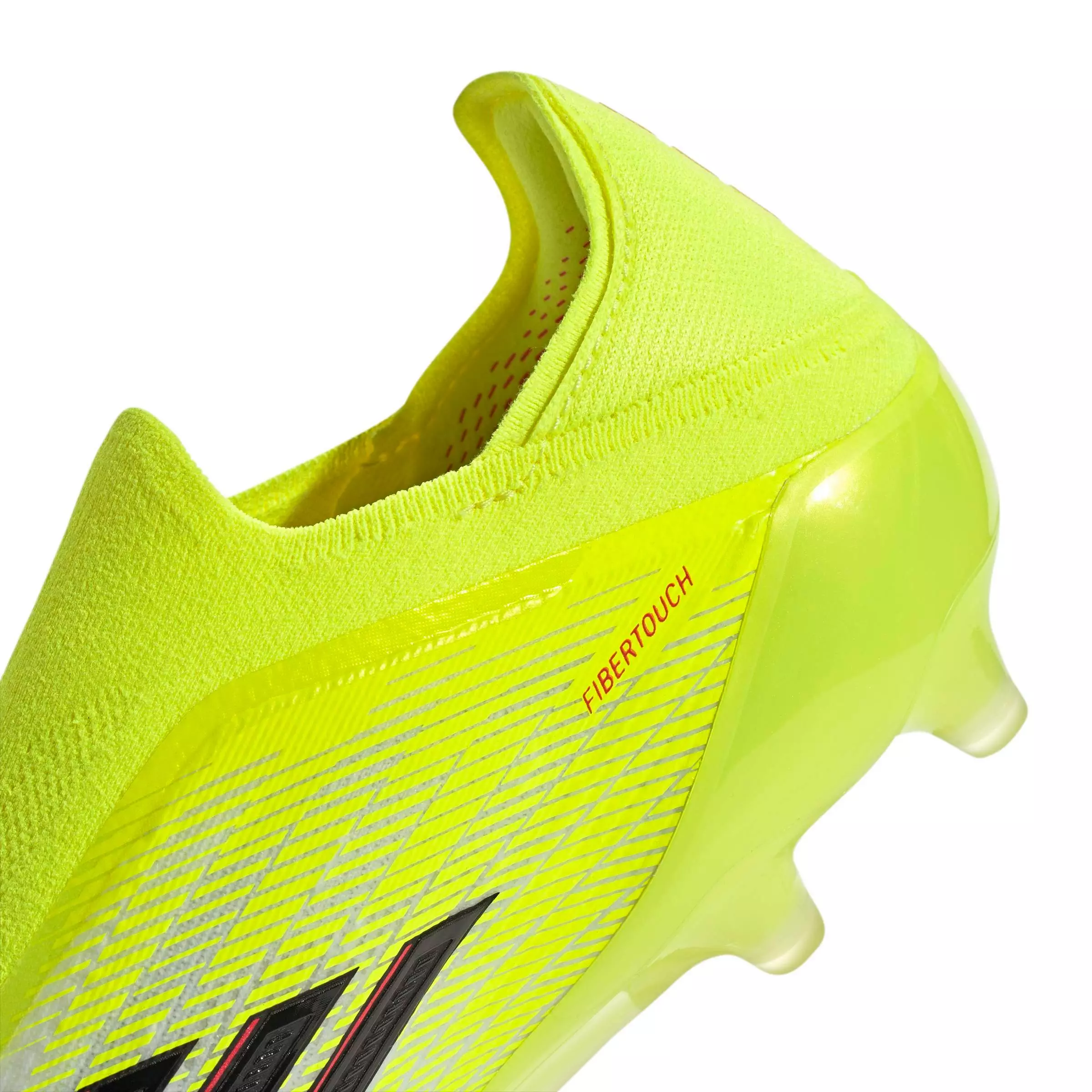 adidas F50 Elite Laceless AG "Team Solar Yellow 2/Core Black/Lucid Red" Men's Soccer Cleat - YELLOW/BLACK/RED