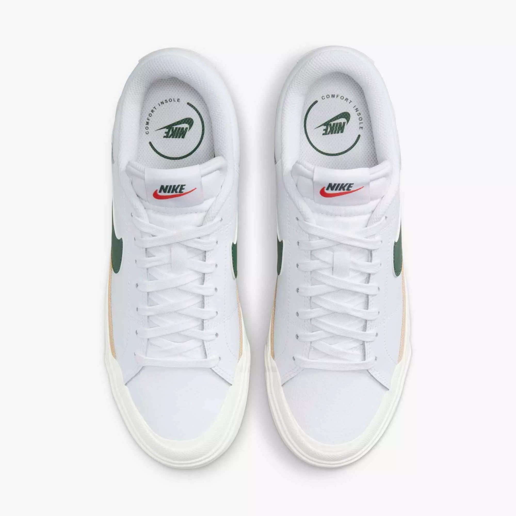 Nike Court Legacy Lift "White/Sail/Sesame/Fir" Women's Shoe - WHITE/SAIL/SESAME/FIR