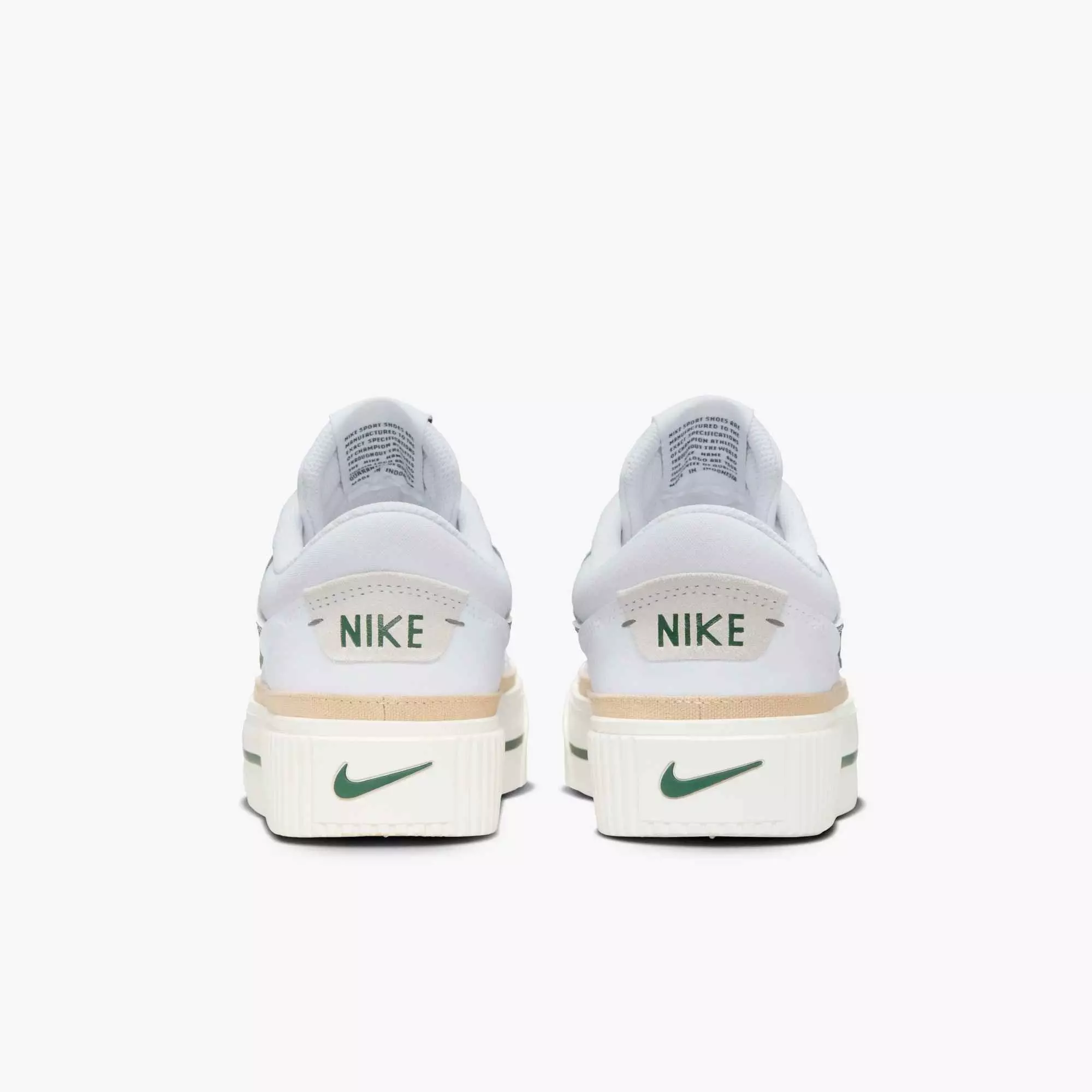 Nike Court Legacy Lift "White/Sail/Sesame/Fir" Women's Shoe - WHITE/SAIL/SESAME/FIR