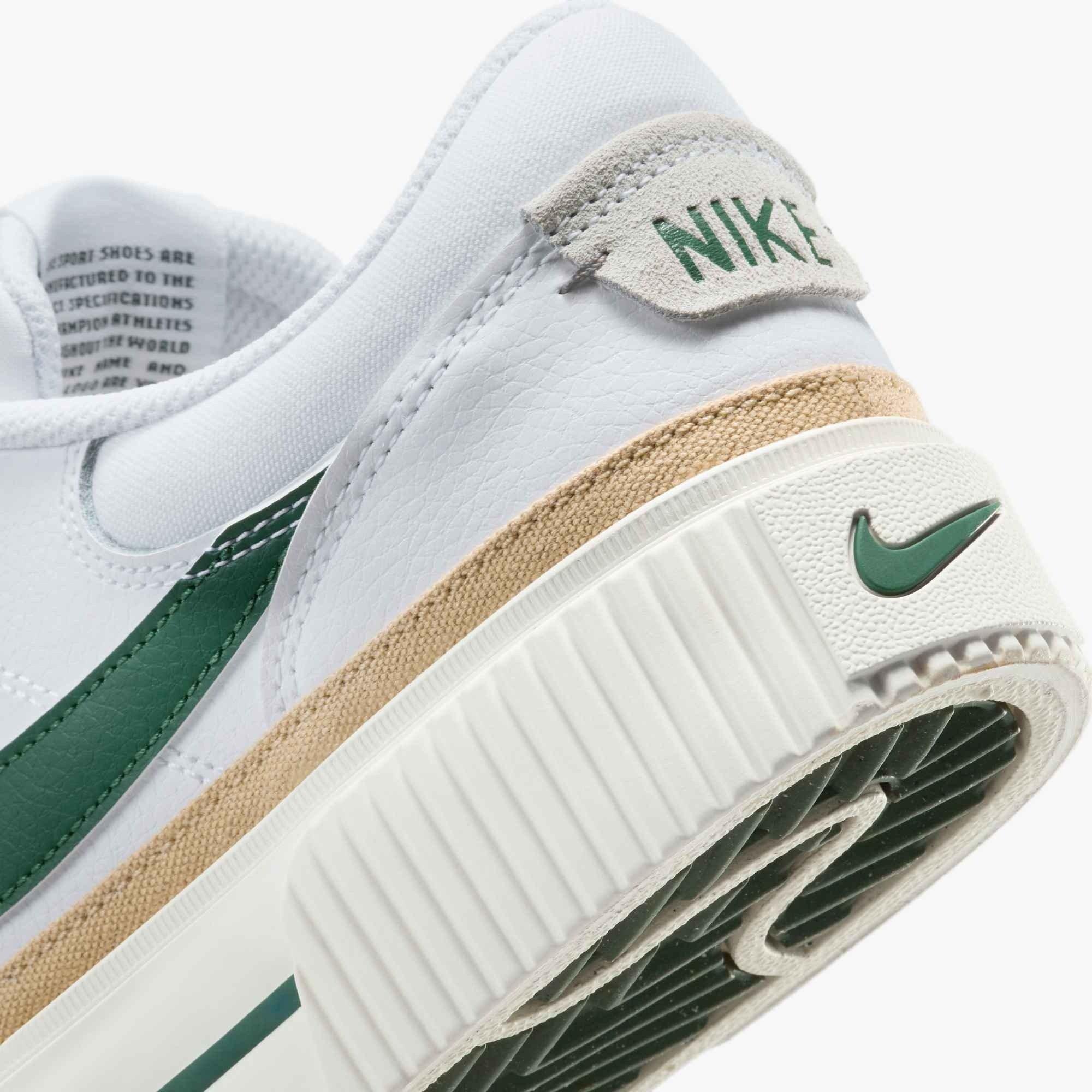 Nike Court Legacy Lift "White/Sail/Sesame/Fir" Women's Shoe - WHITE/SAIL/SESAME/FIR Thumbnail View 7